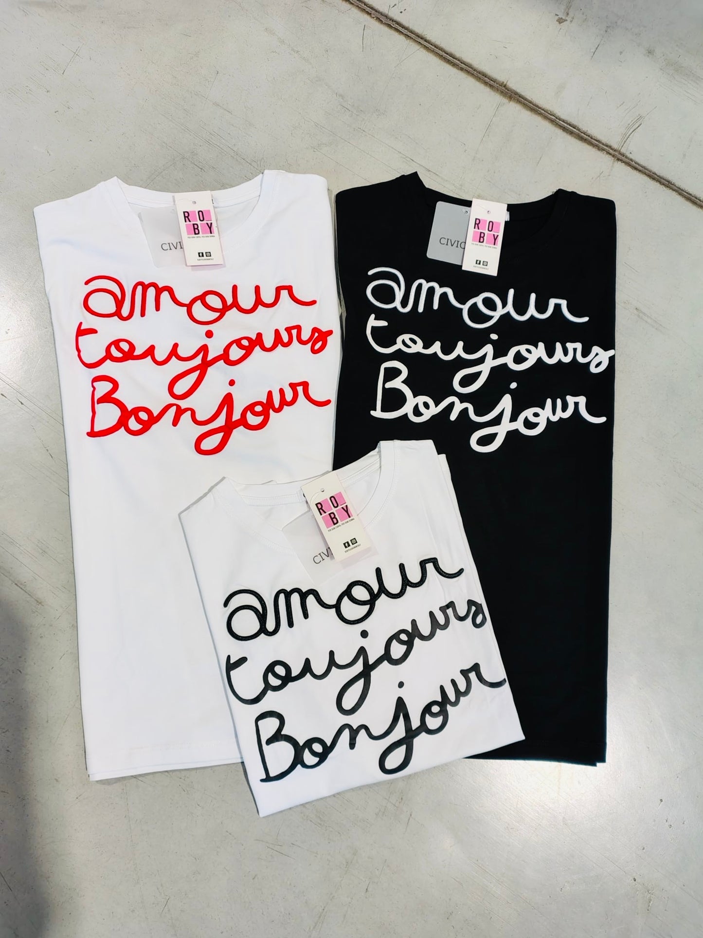 T-SHIRT BONJOUR “Civico1”