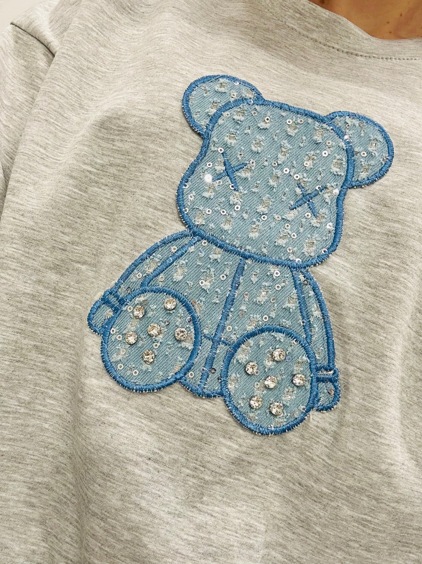 FELPA TEDDY BRILLANTINI