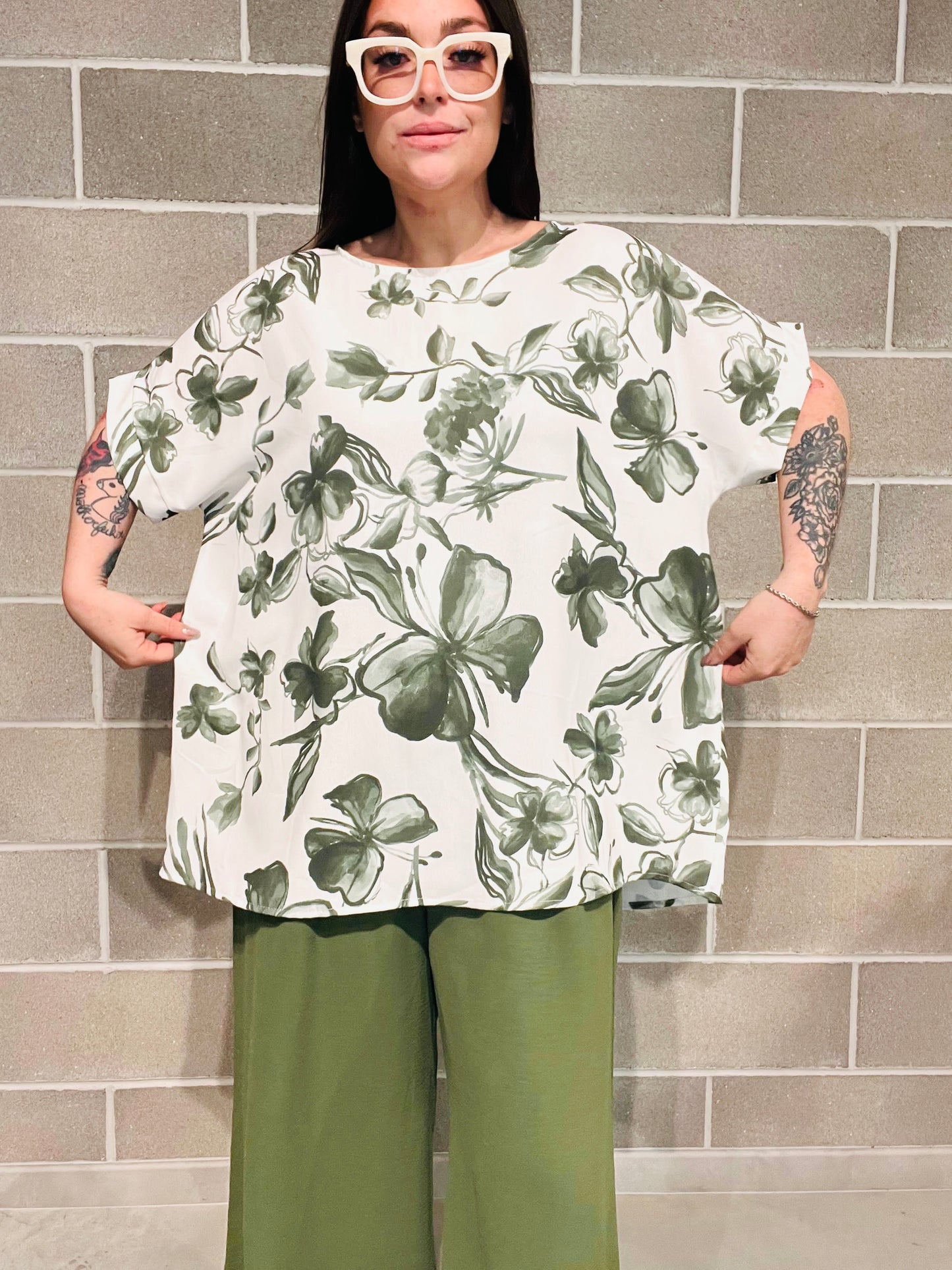 COMPLETO FLOREALE CURVY