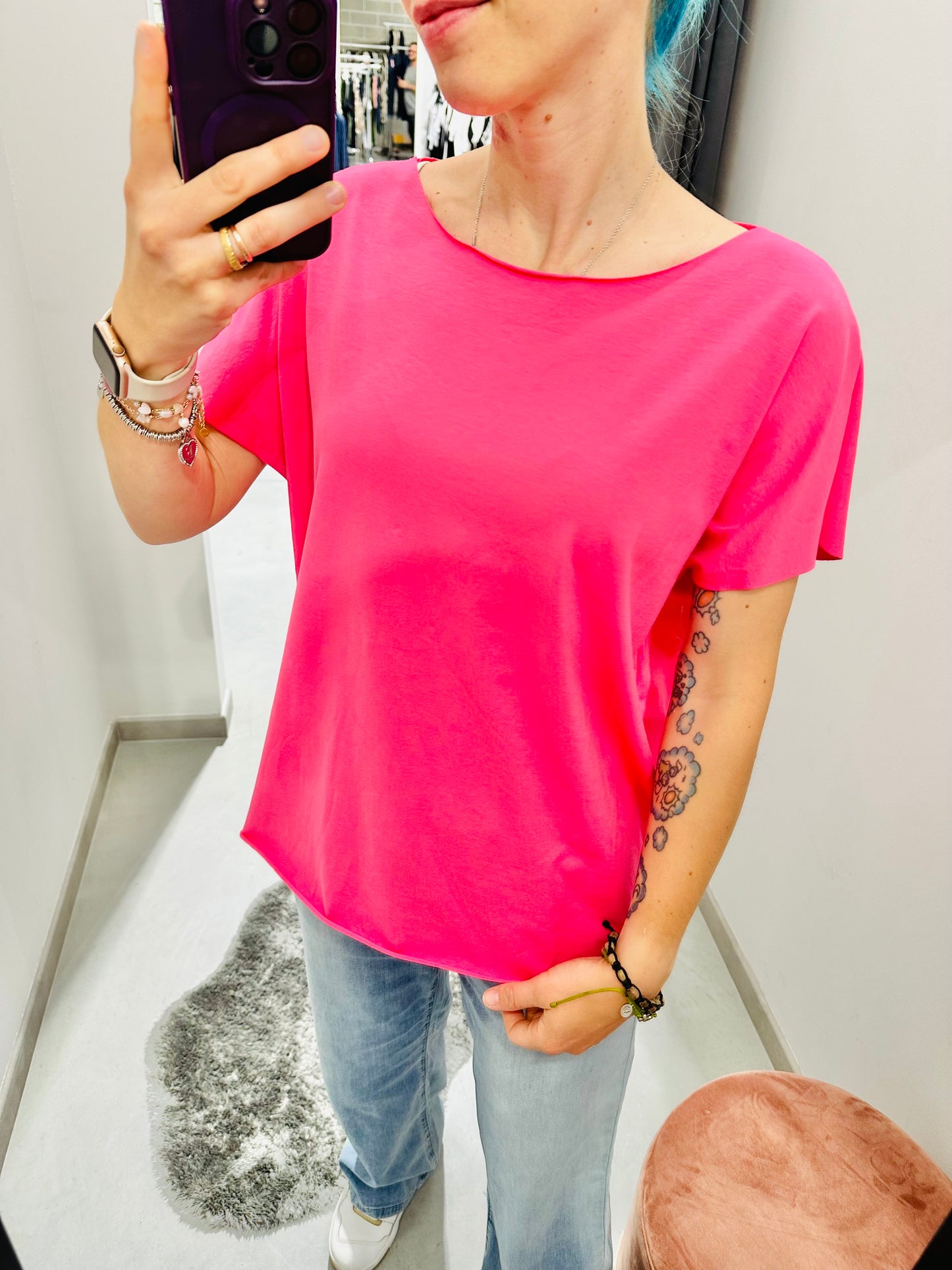 T-SHIRT BASIC LASER CURVY