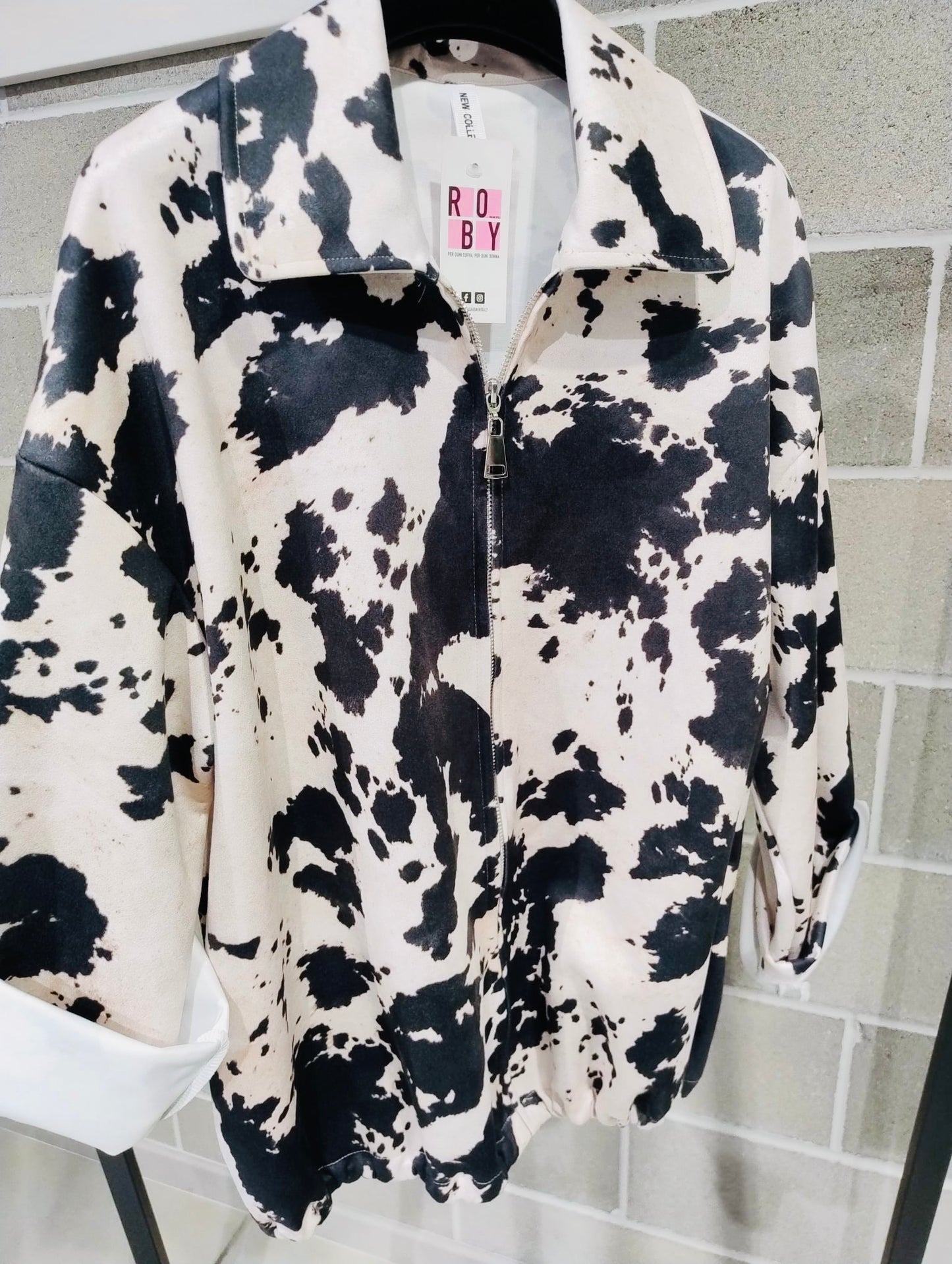 NEOPRENE COW PRINT CURVY
