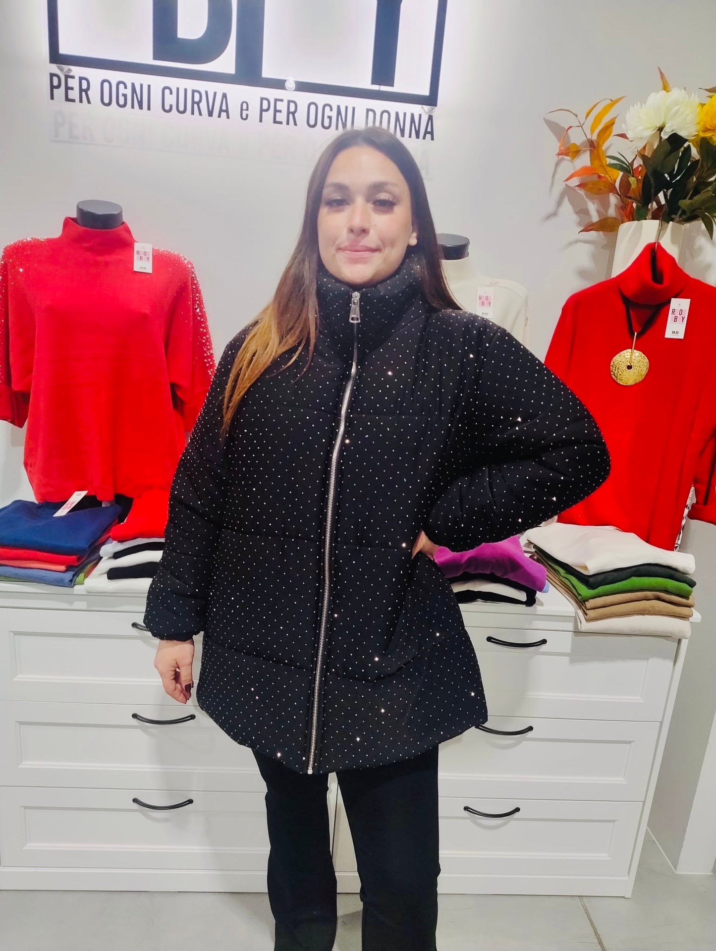 ECO PIUMINO BRILLANTINI CURVY