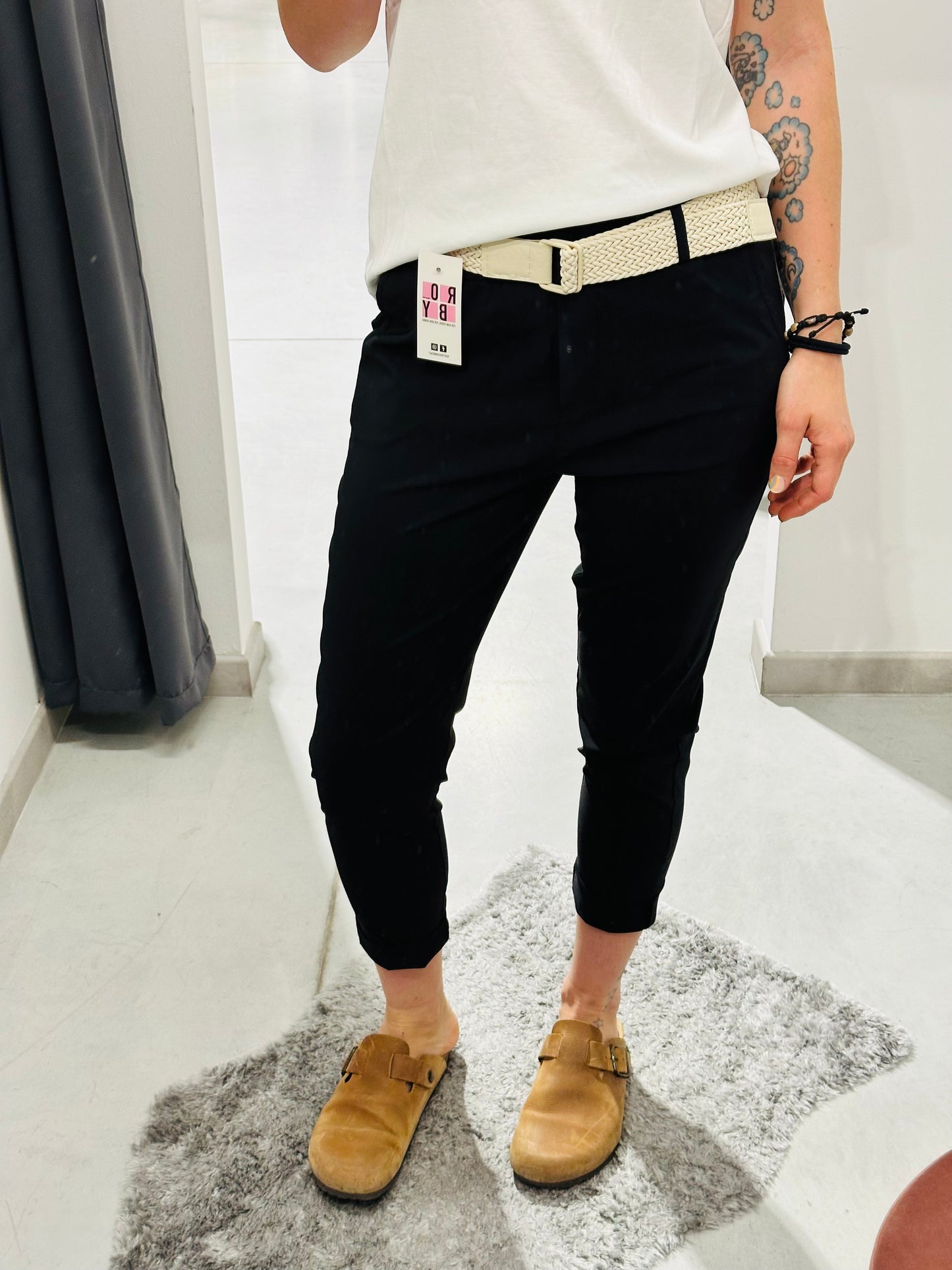 PANTALONI VISCOSA ELASTICIZZATA