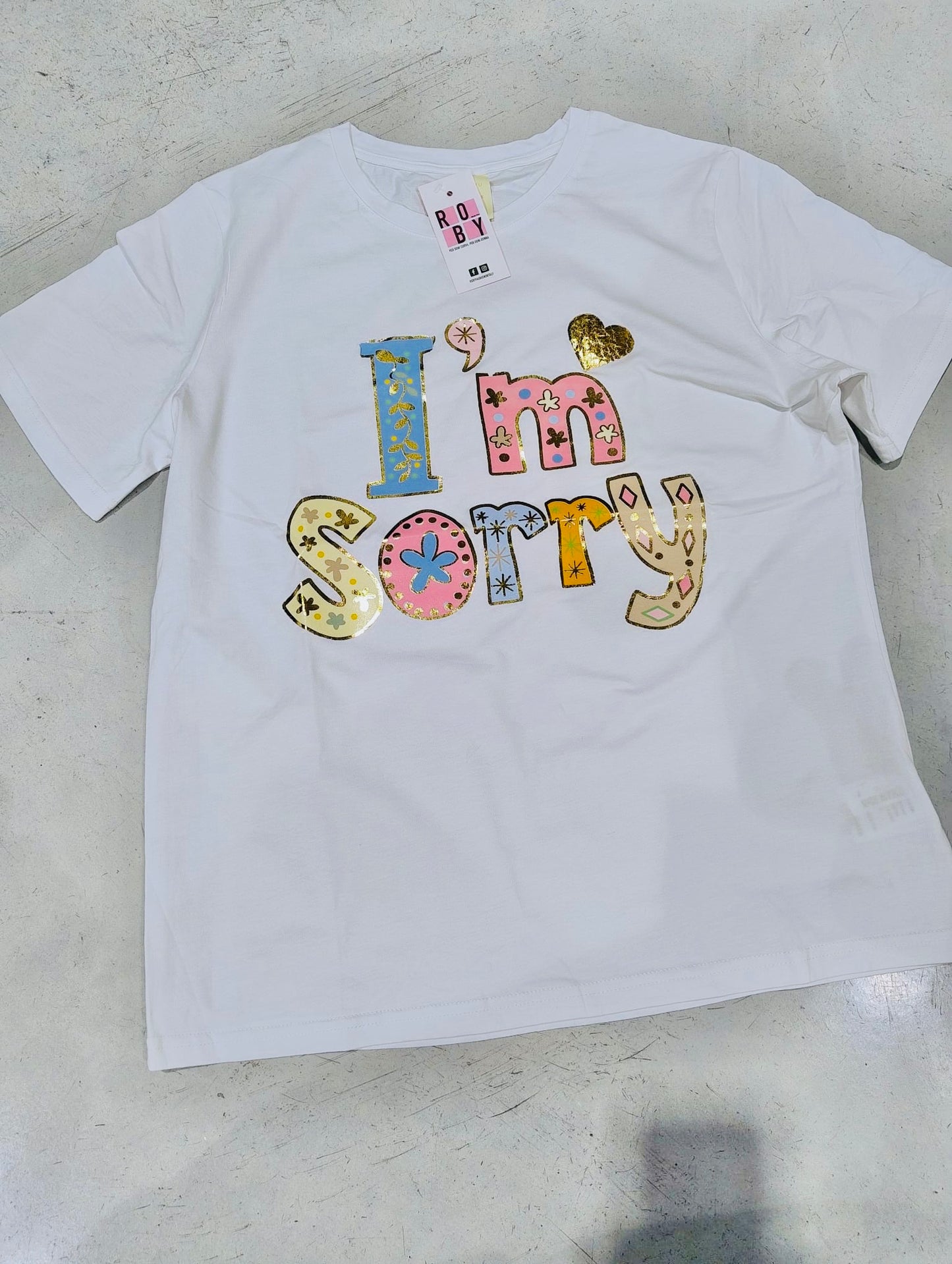 T-SHIRT MADDY “I’m Sorry”