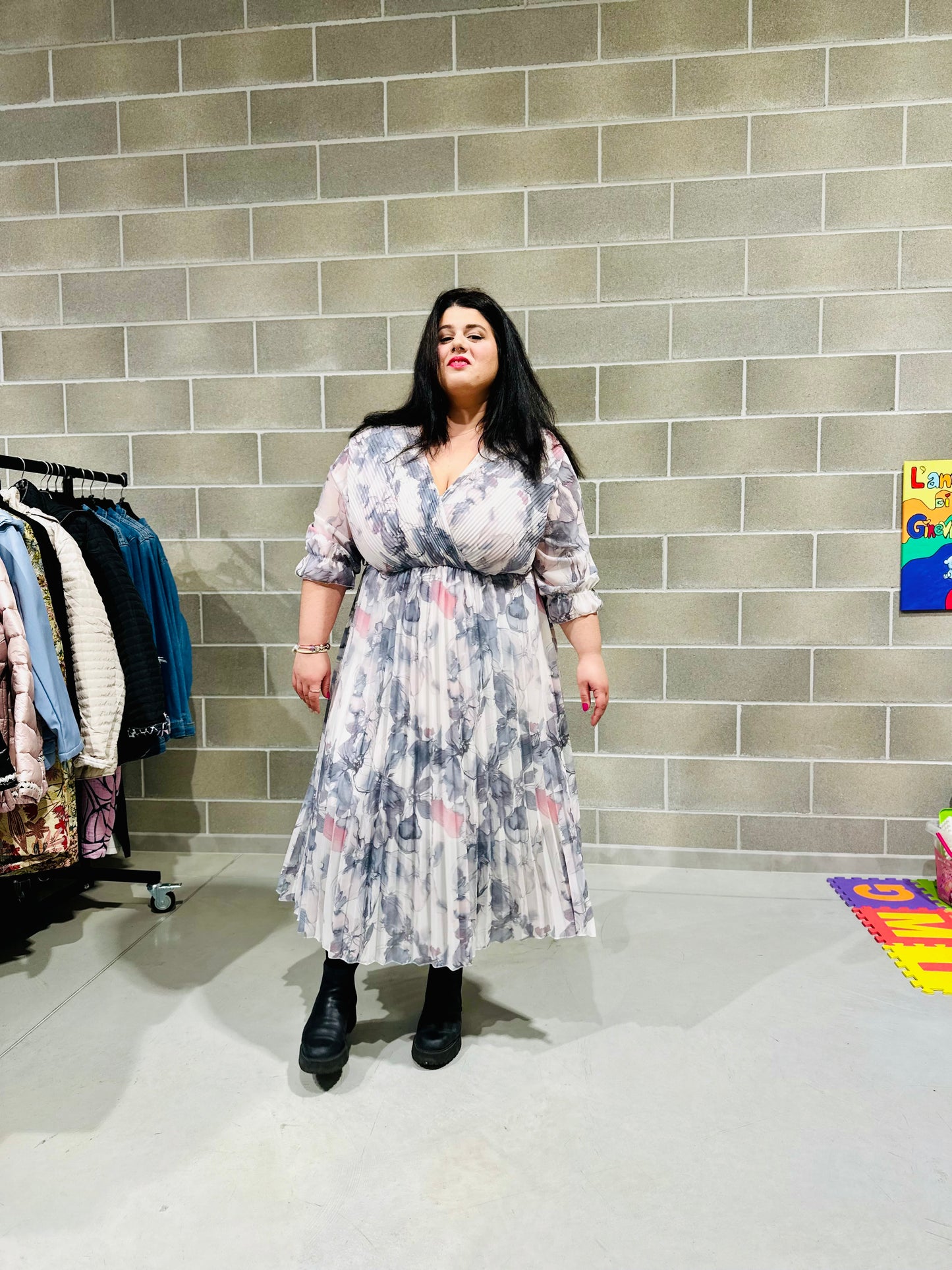 ABITO PLISSÈ CURVY