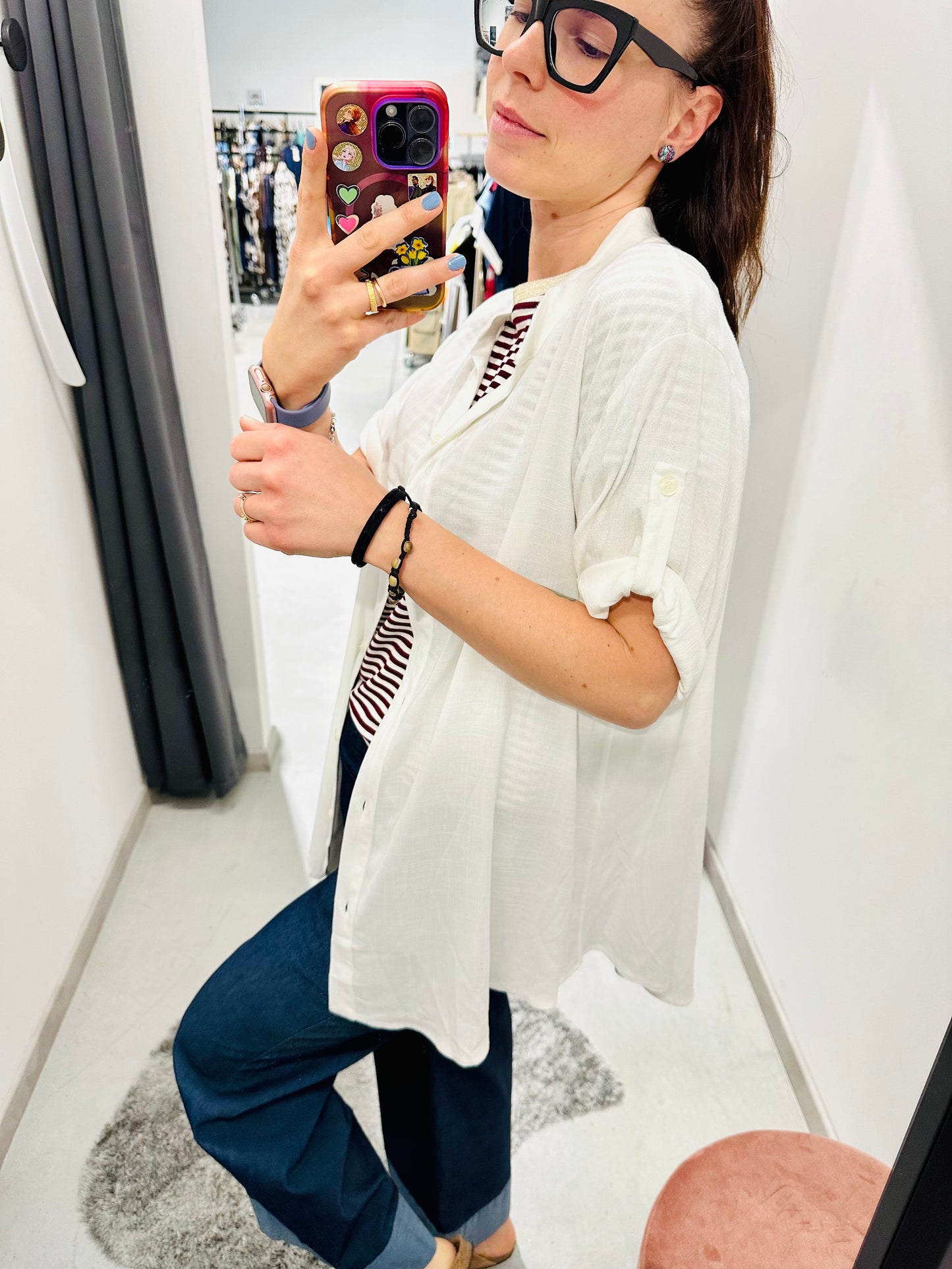CAMICIA OVER VISCOSA CURVY