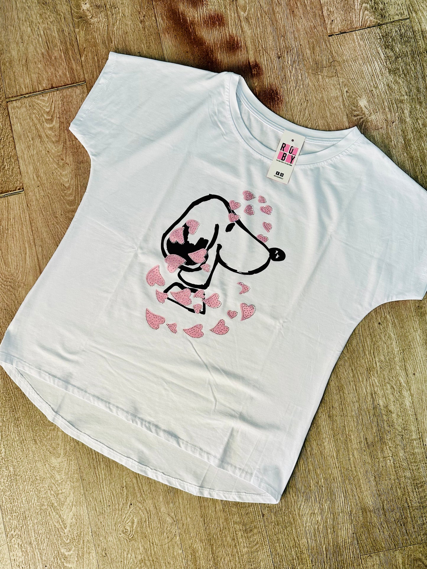 T-SHIRT LUDO SNOOPY CURVY