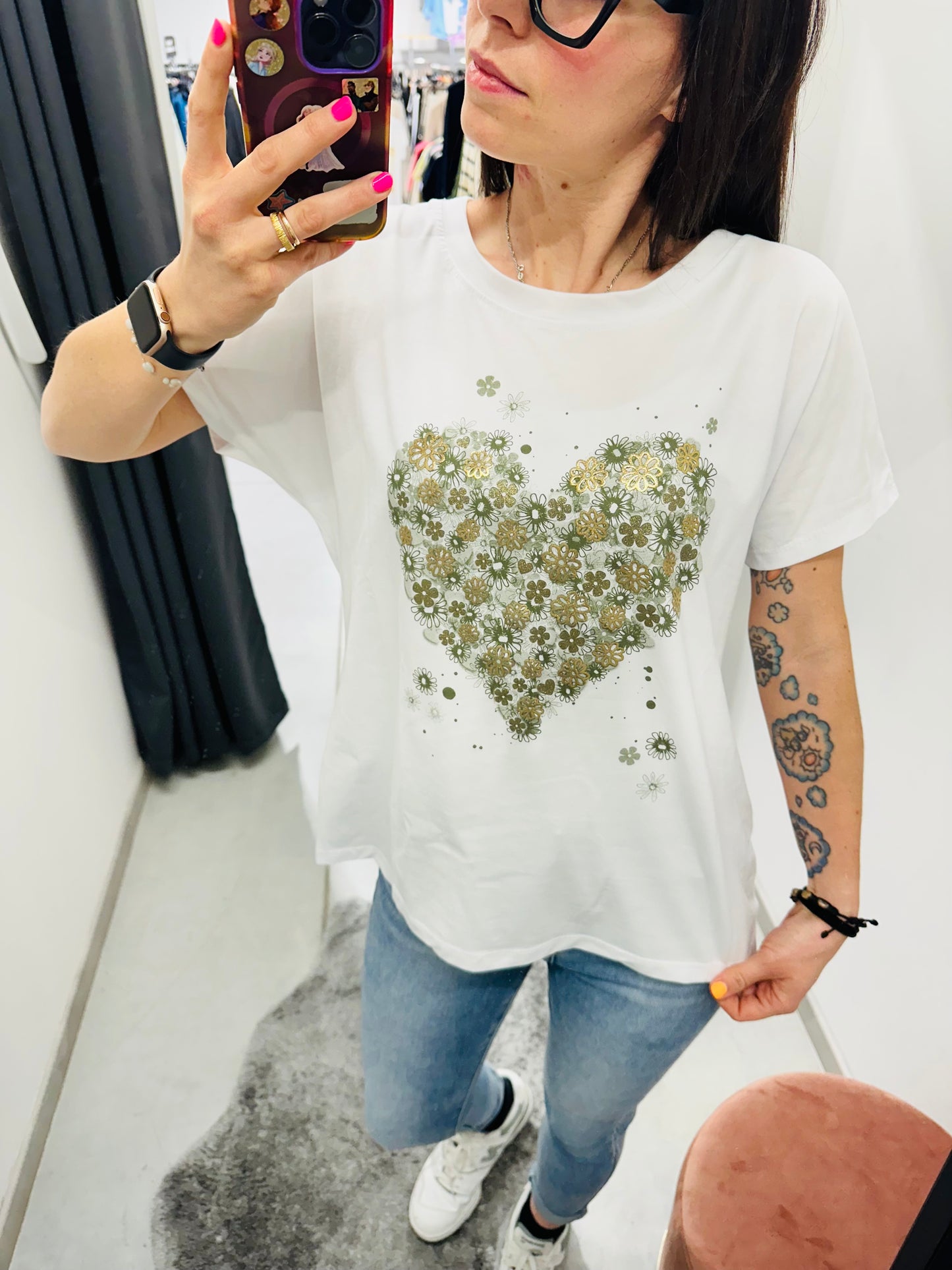 T-SHIRT LUDO CUORE CURVY