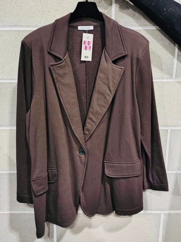 GIACCA COTONE FELPATO CURVY