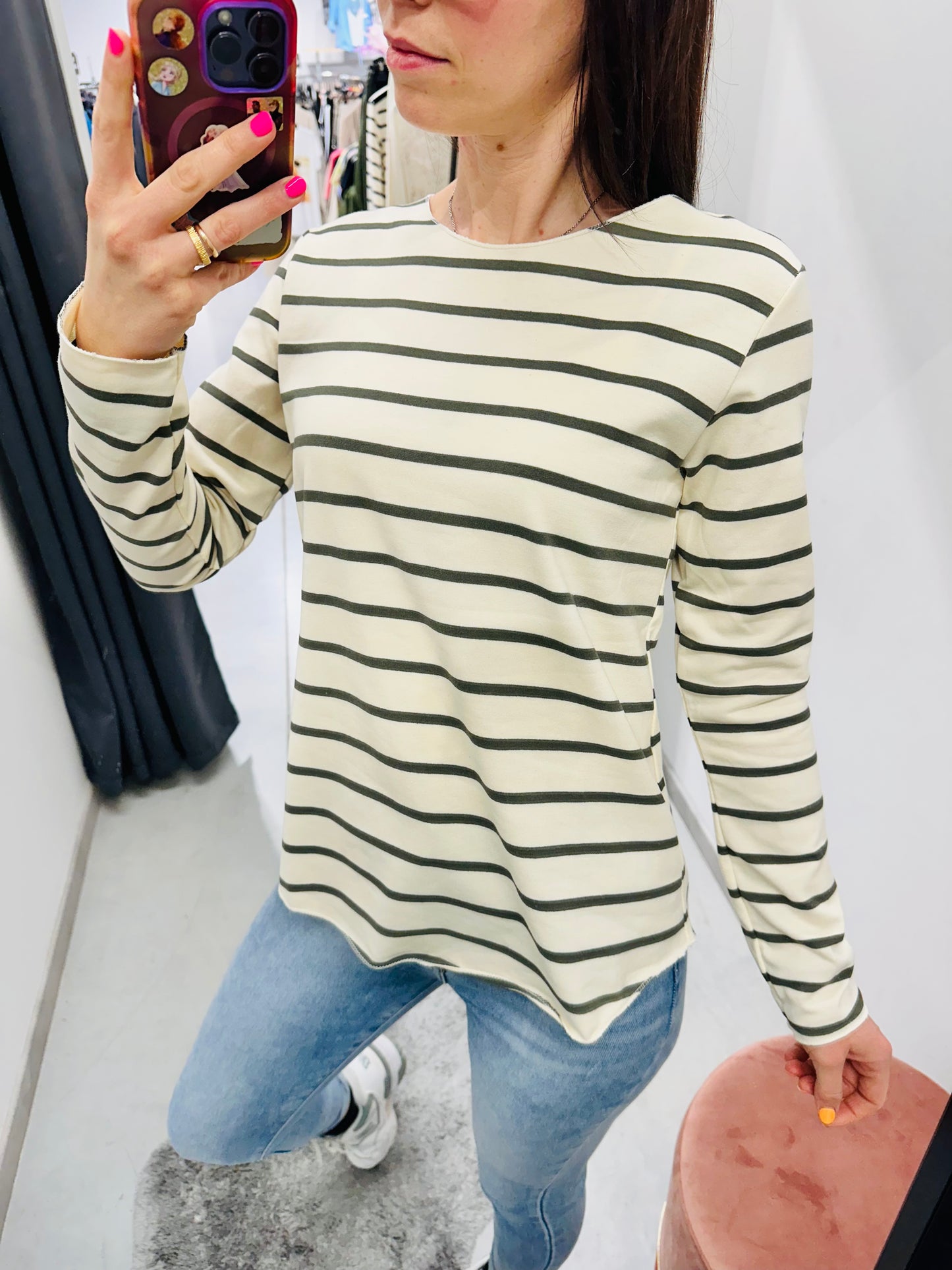 MAGLIETTA RIGHE COTONE