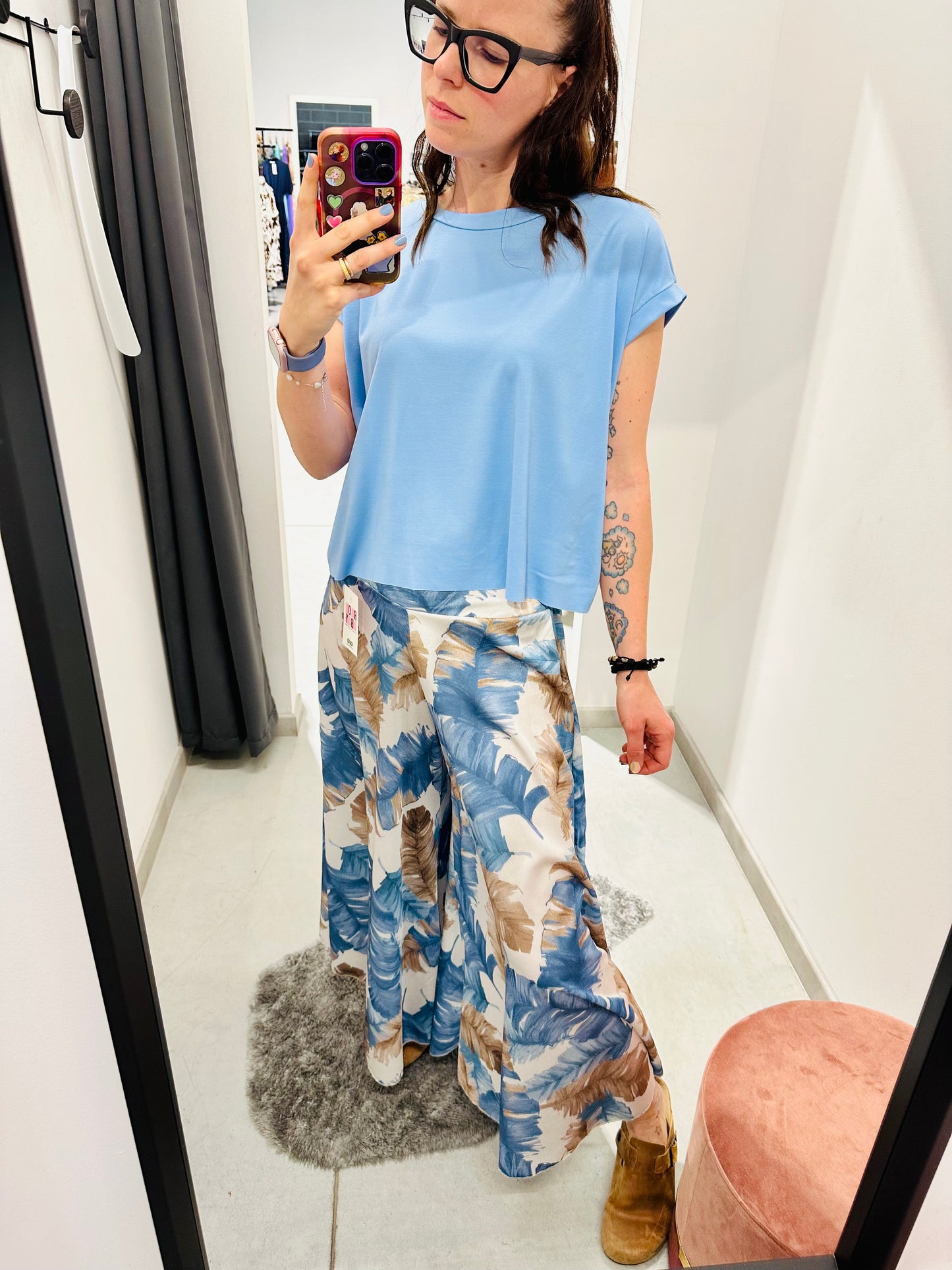 T-SHIRT CROP BASIC VISCOSA