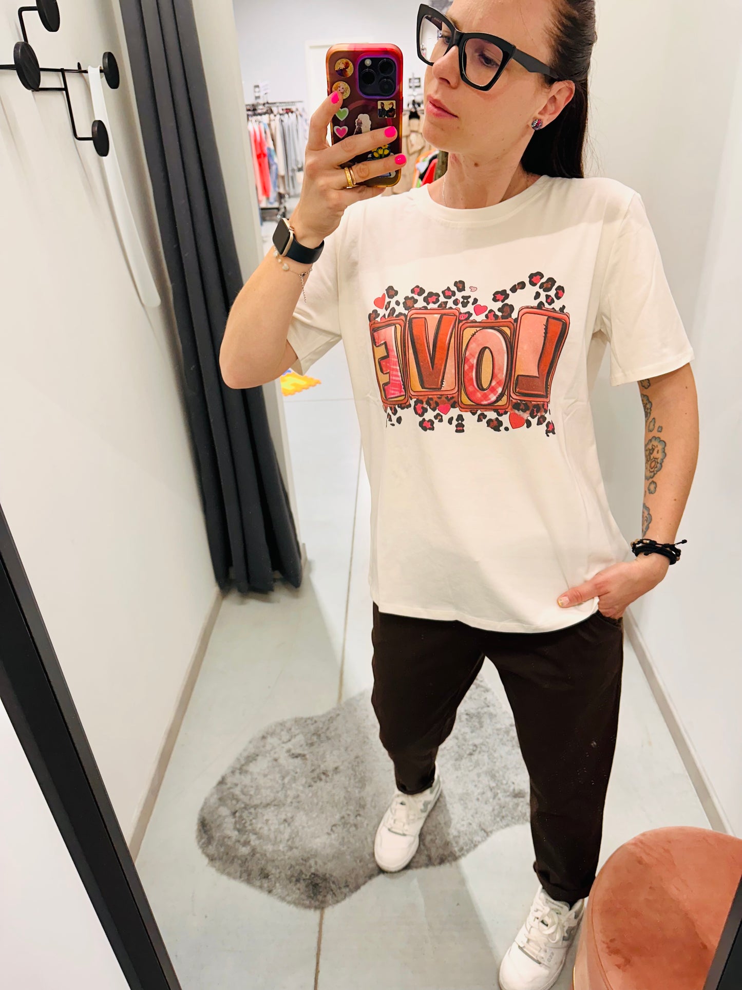 T-SHIRT LOVE ANIMALIER “Civico1”