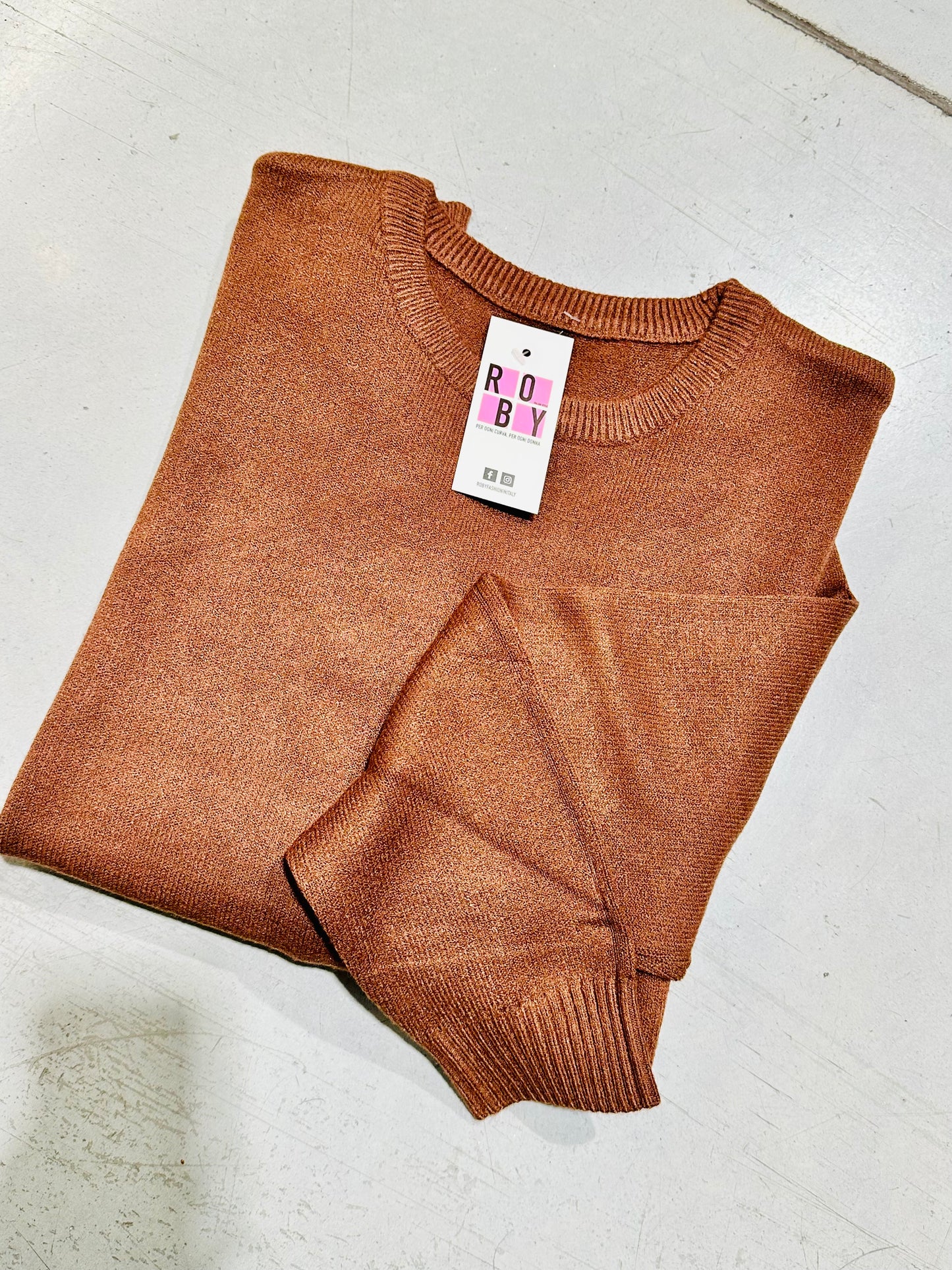 MAGLIONE BASIC CALDA VISCOSA CURVY