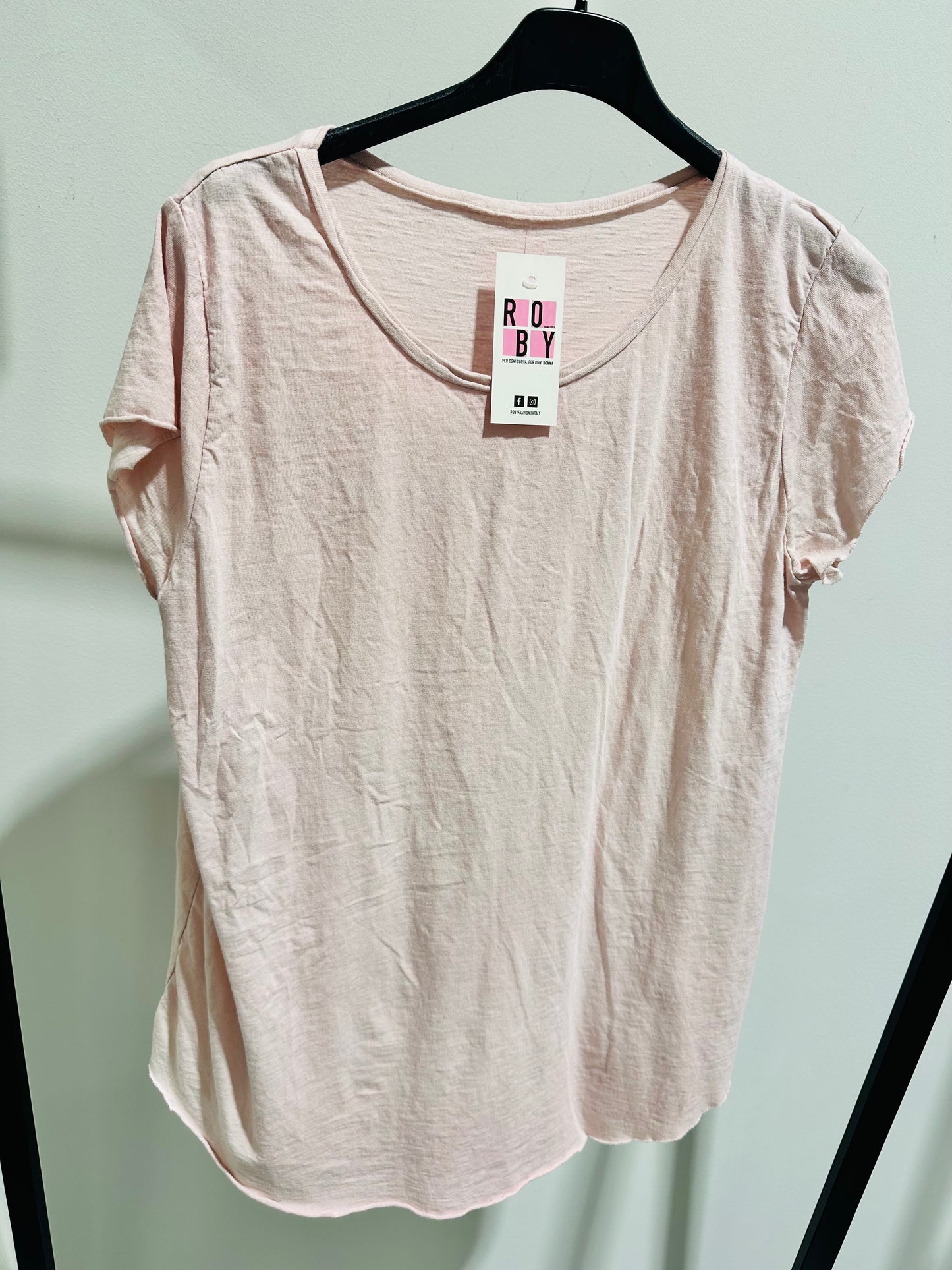 T-SHIRT BASIC TAGLIO VIVO