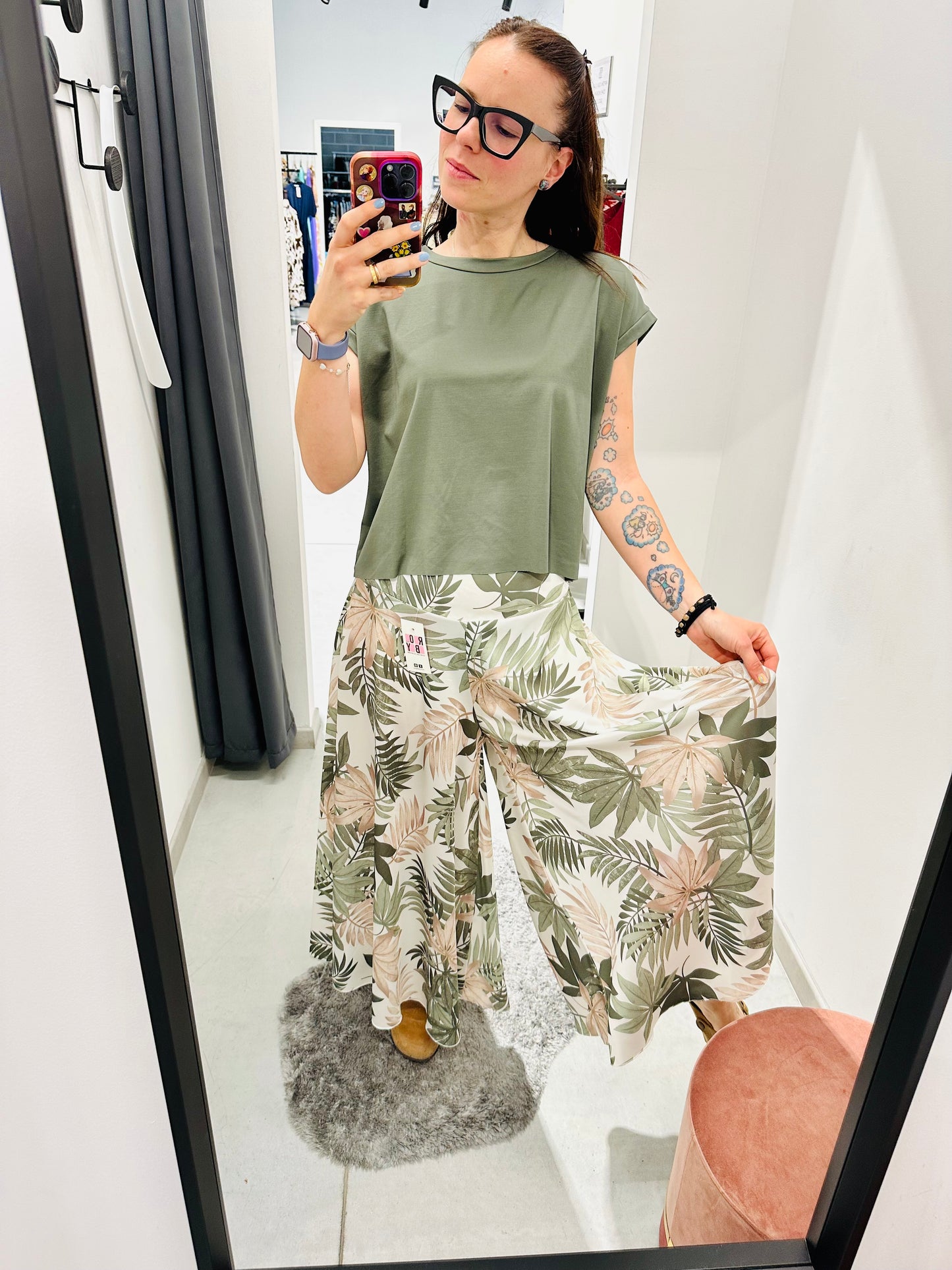 T-SHIRT CROP BASIC VISCOSA