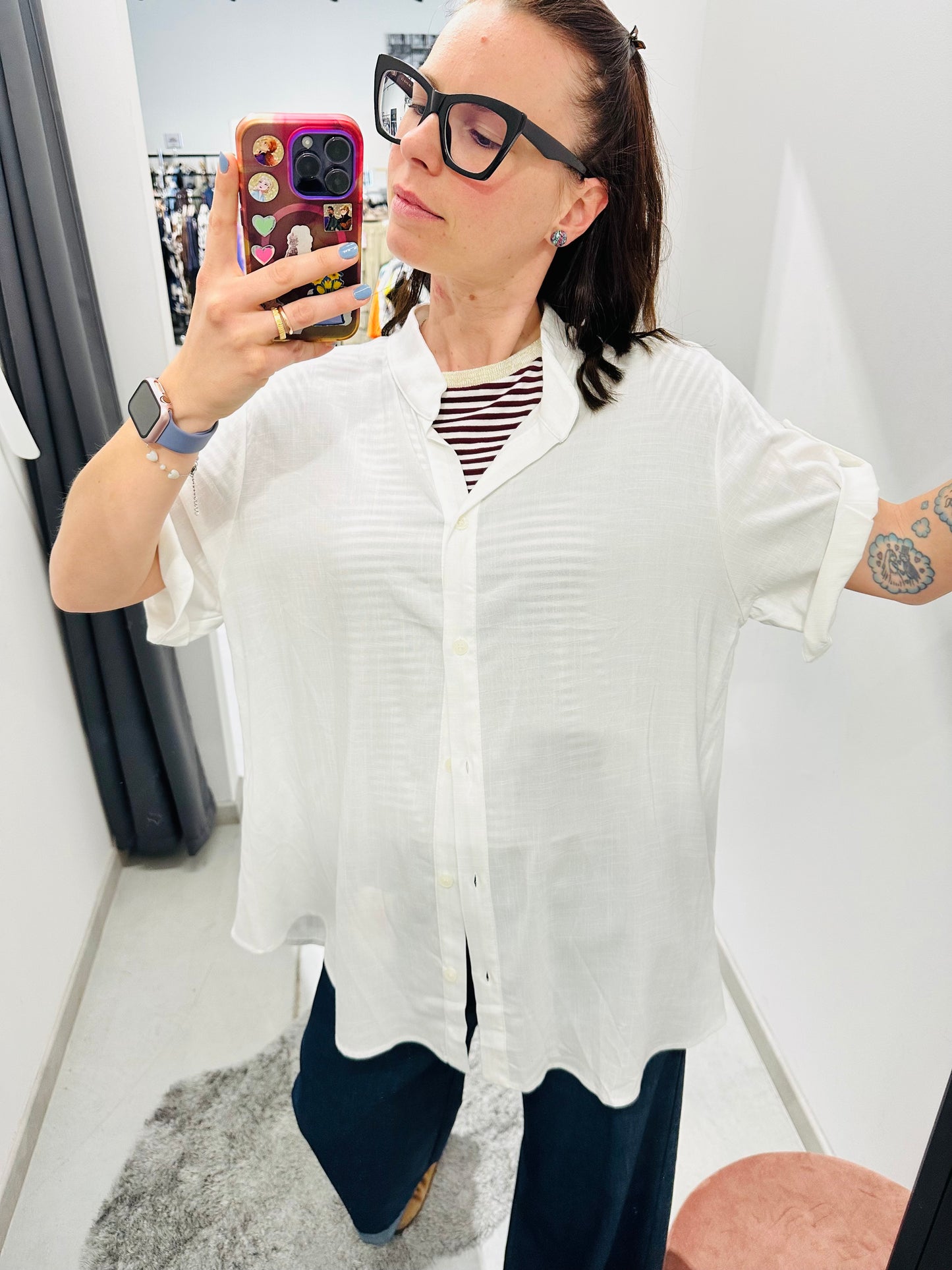 CAMICIA OVER VISCOSA CURVY