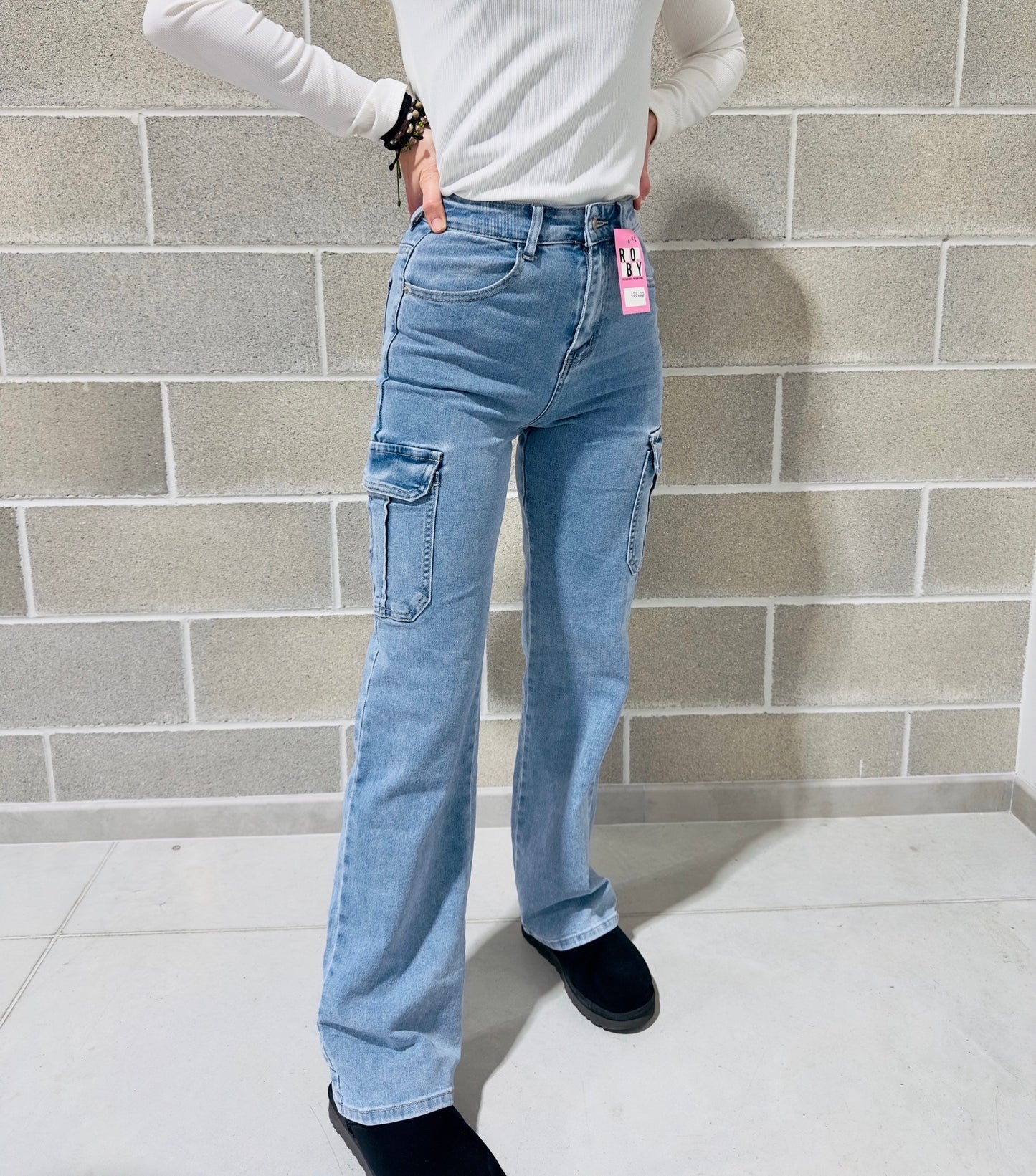 JEANS CARGO MISS BONBON