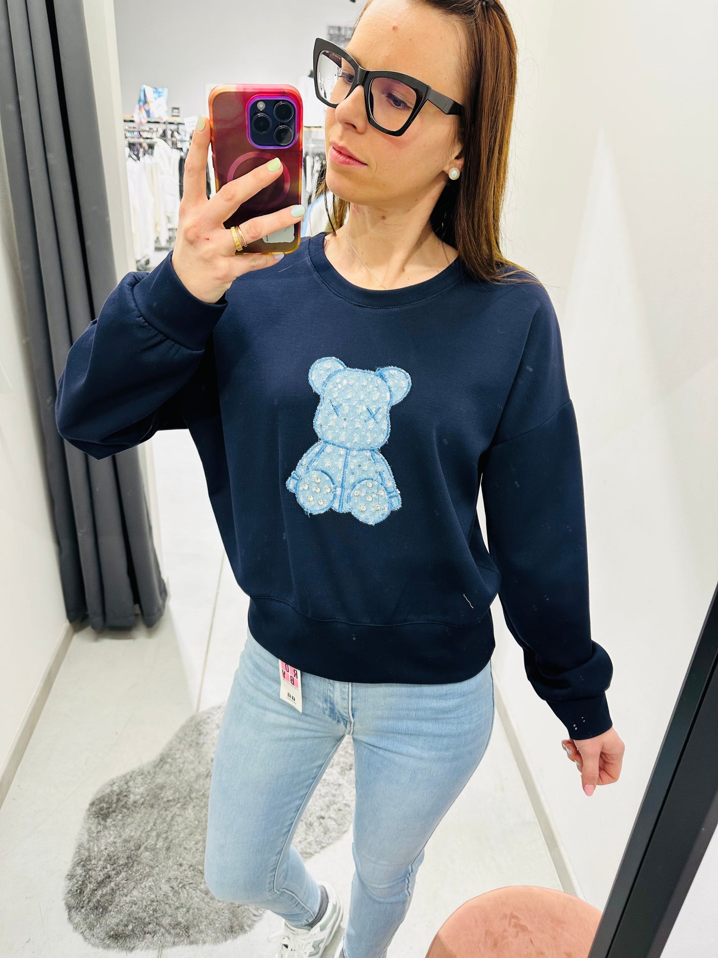 FELPA TEDDY BRILLANTINI