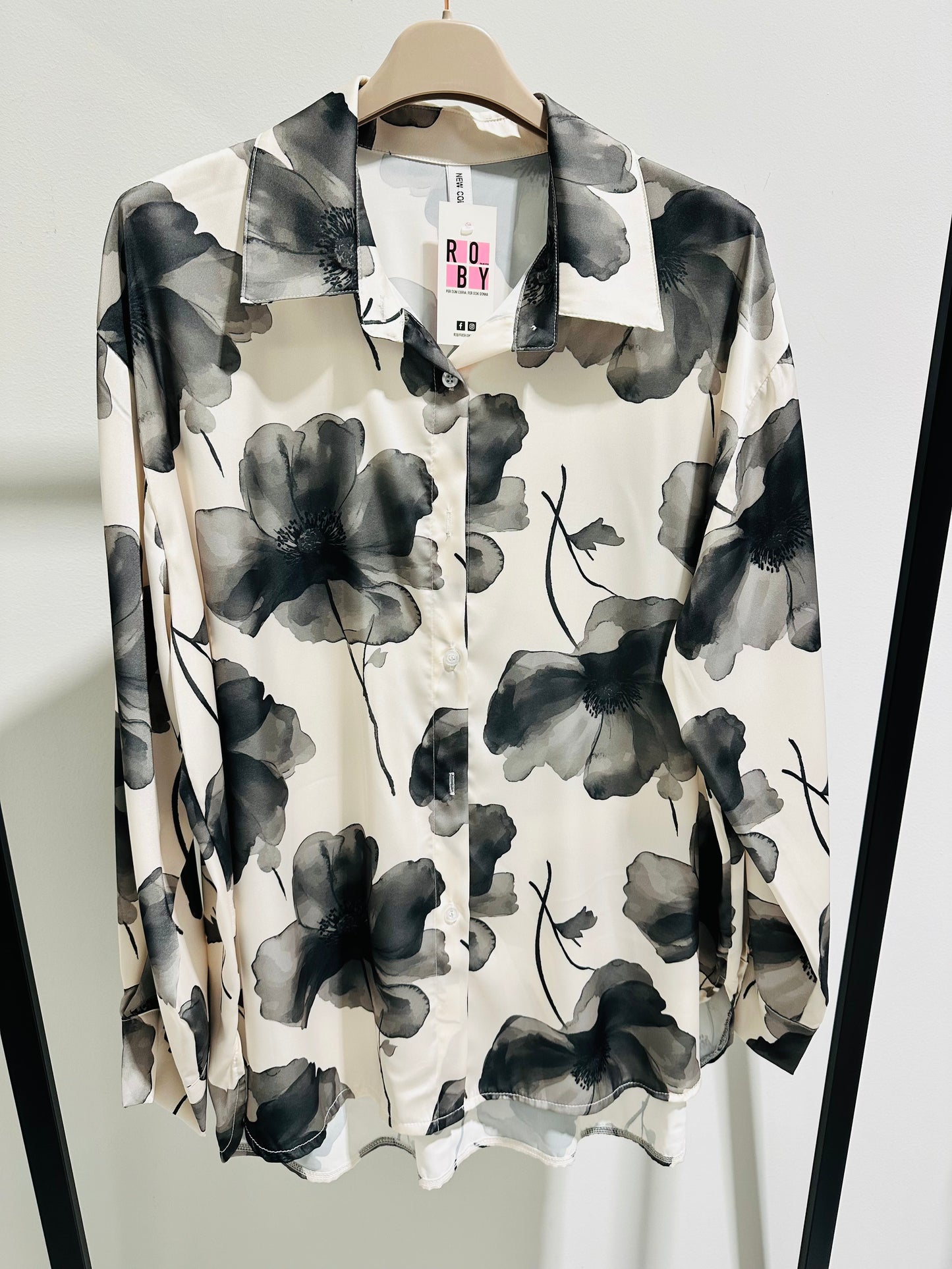 CAMICIA FIORE CURVY