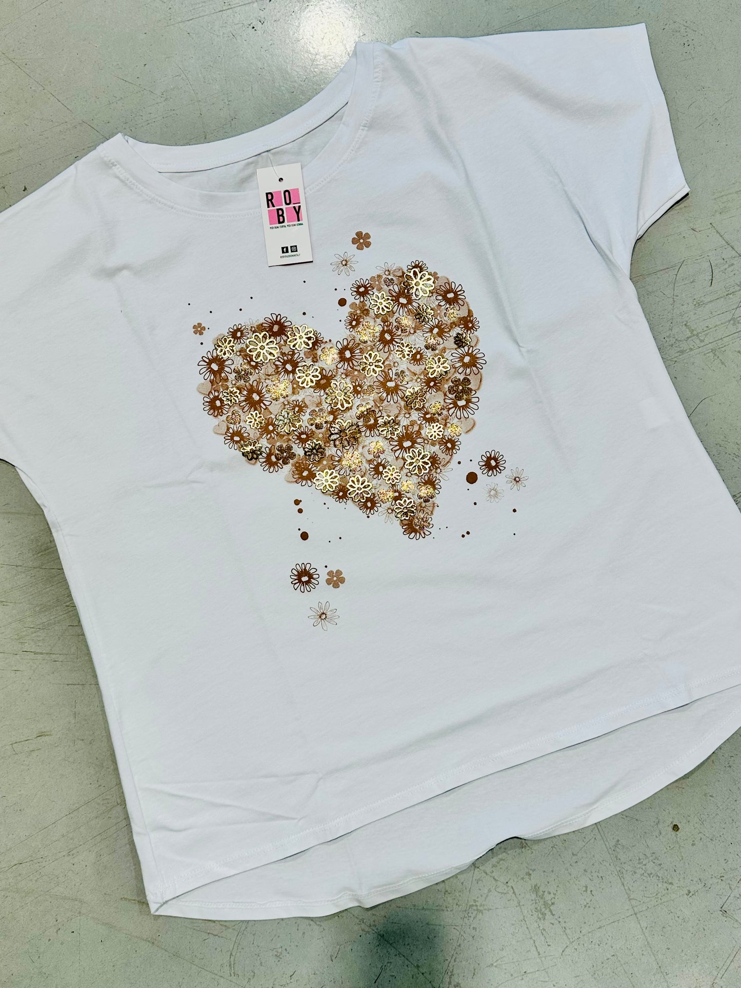 T-SHIRT LUDO CUORE CURVY