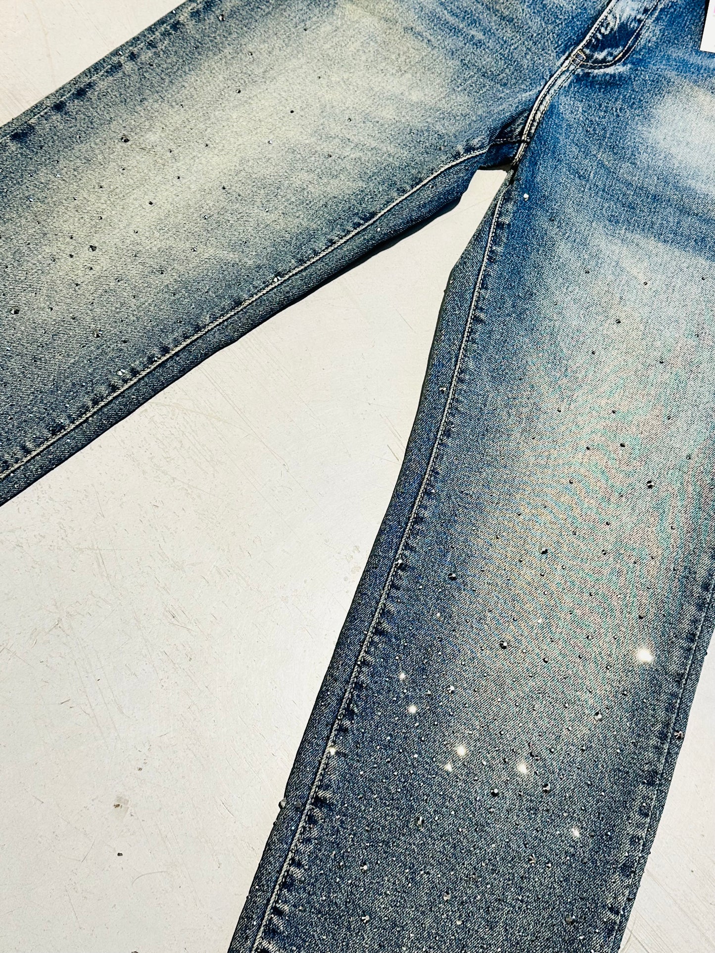 JEANS PALAZZO BRILLANTINI “CLOUD”