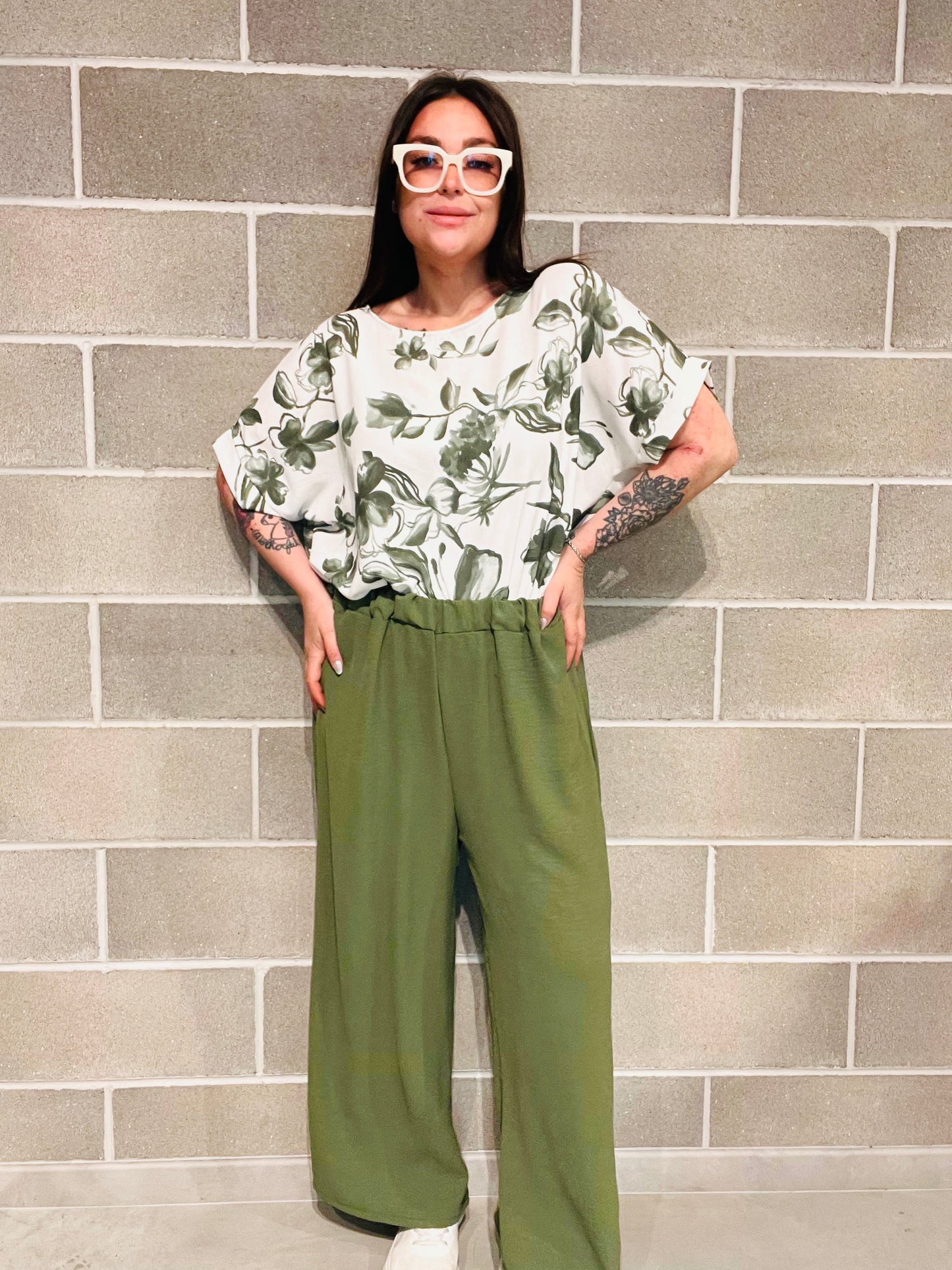 COMPLETO FLOREALE CURVY