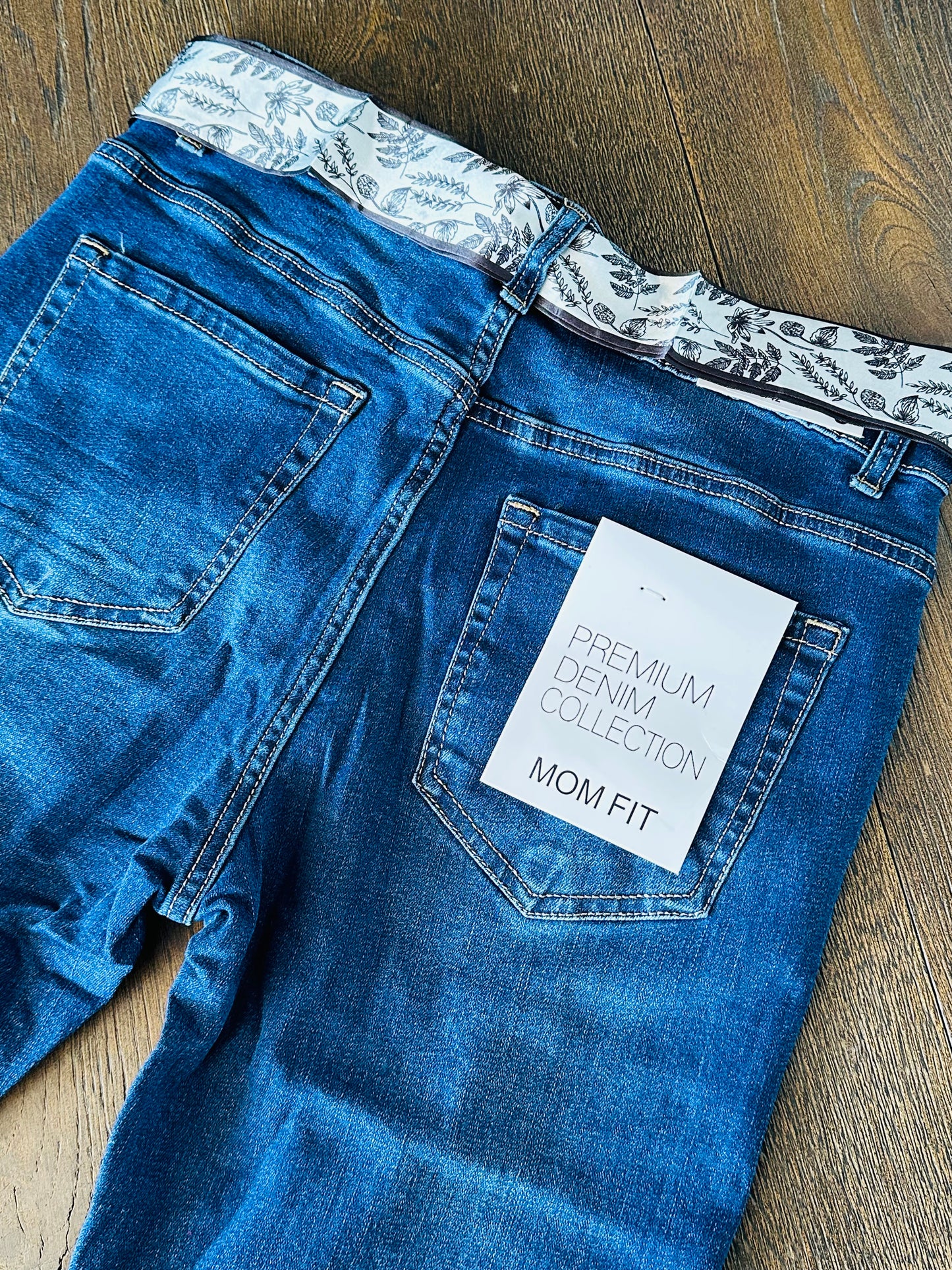 JEANS MOM FIT CINTURINA MISS NATALIE