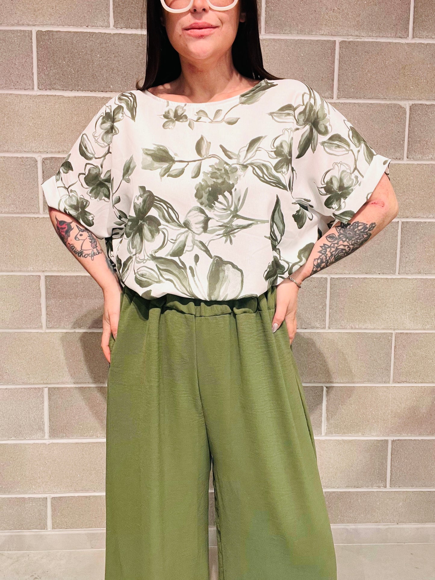 COMPLETO FLOREALE CURVY