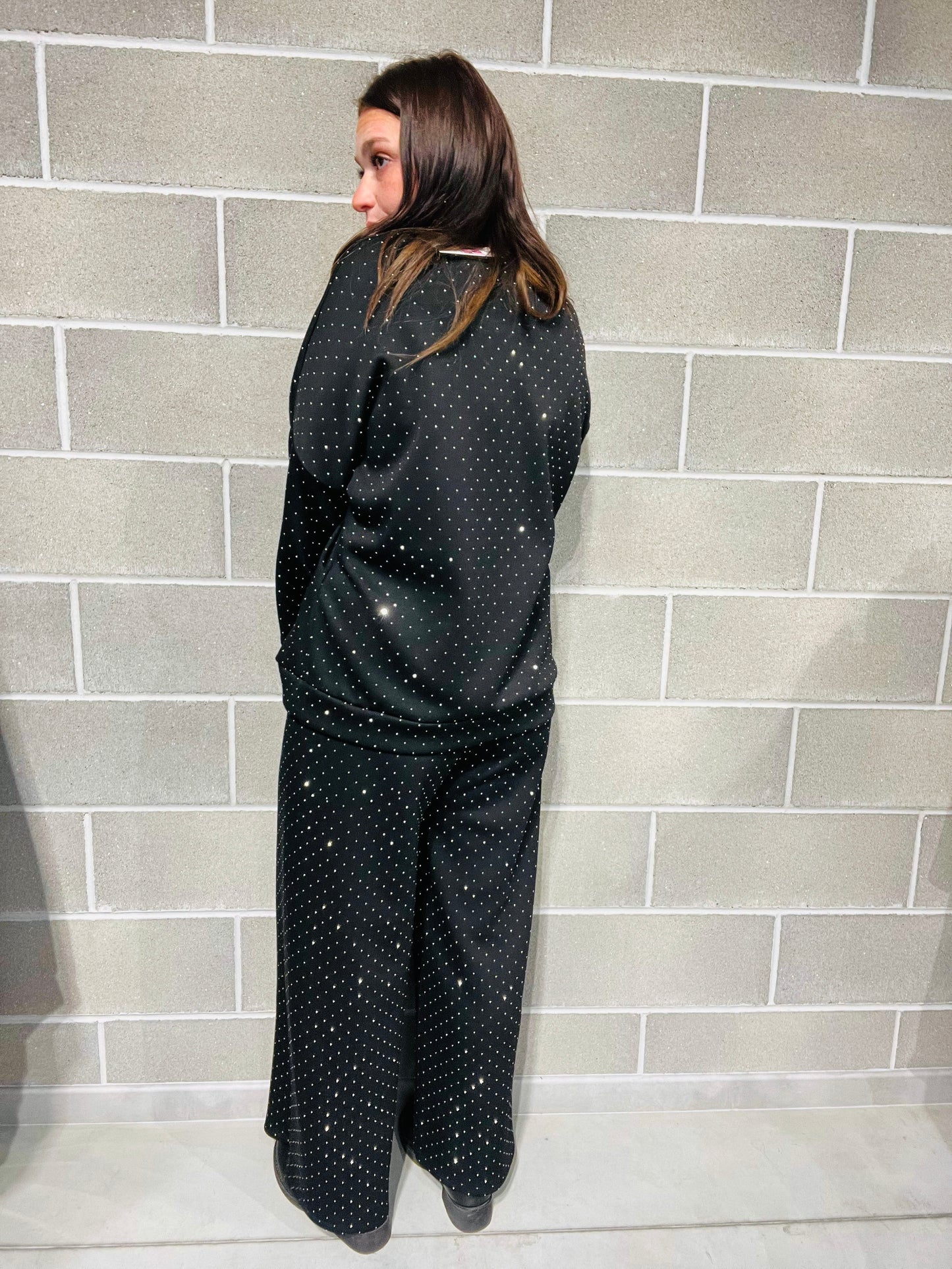 PANTA PALAZZO BRILLANTINI CURVY