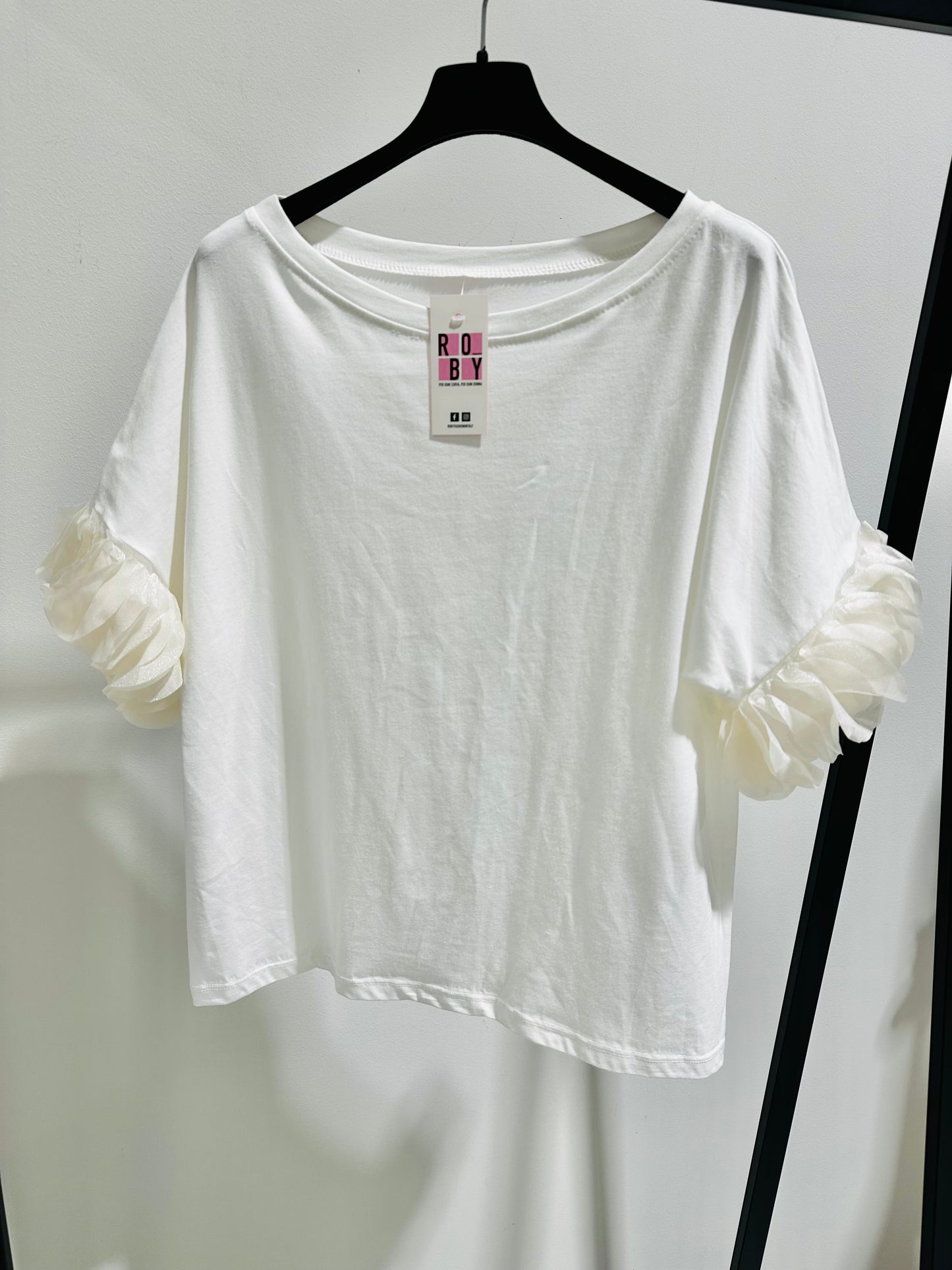 T-SHIRT OVER MANICHE VELO