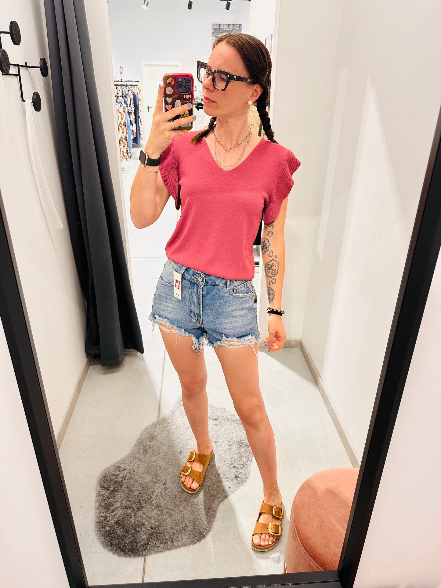 SHORTS JEANS ROTTURE