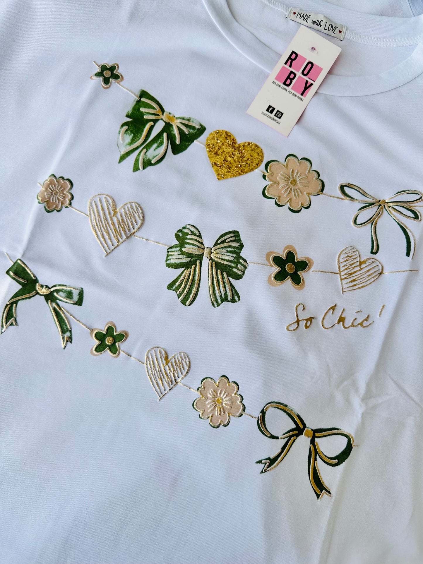 T-SHIRT CLARA FIOCCHI CURVY