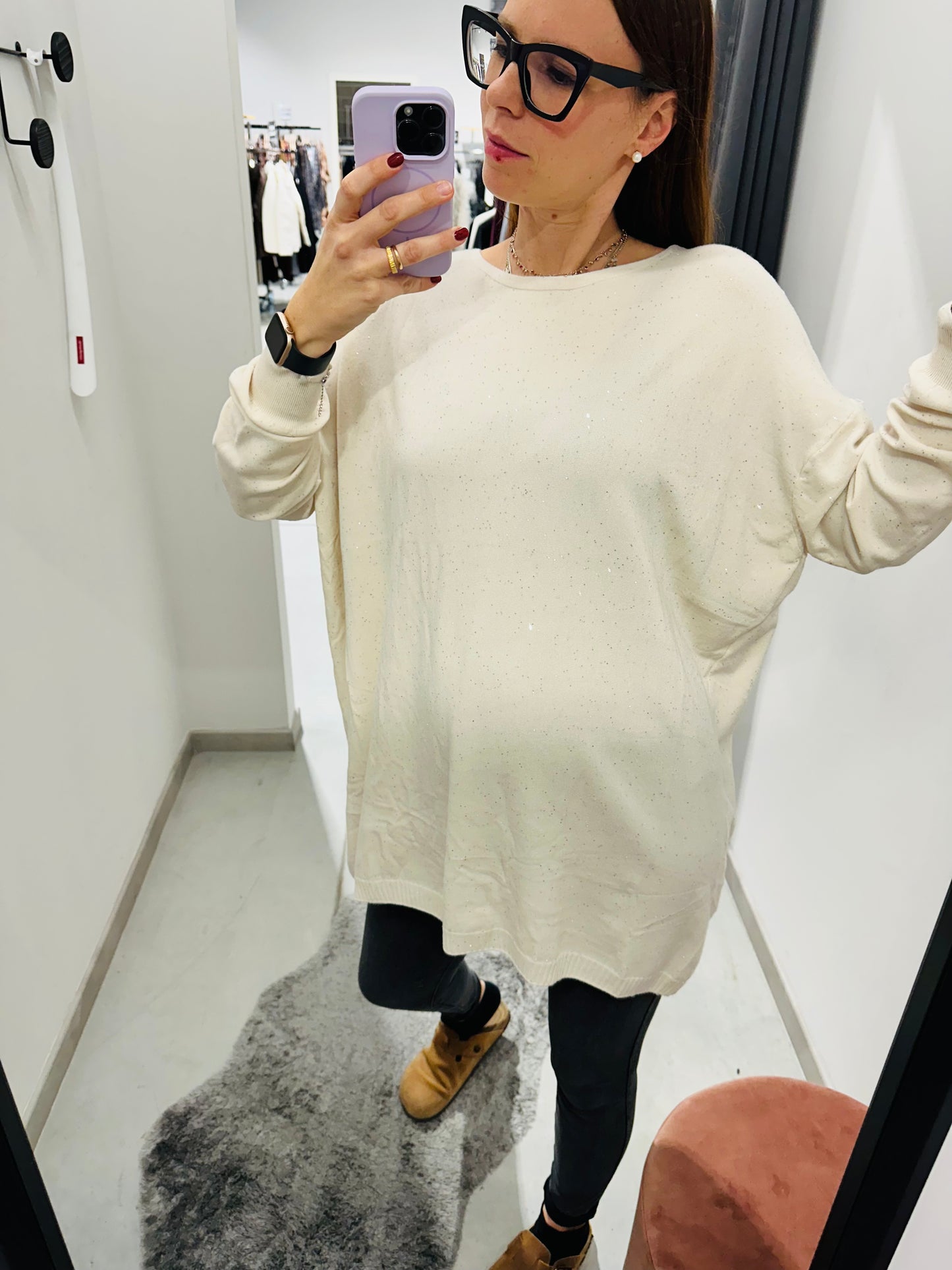 MAXI MAGLIA VISCOSA PAILLETTES CURVY