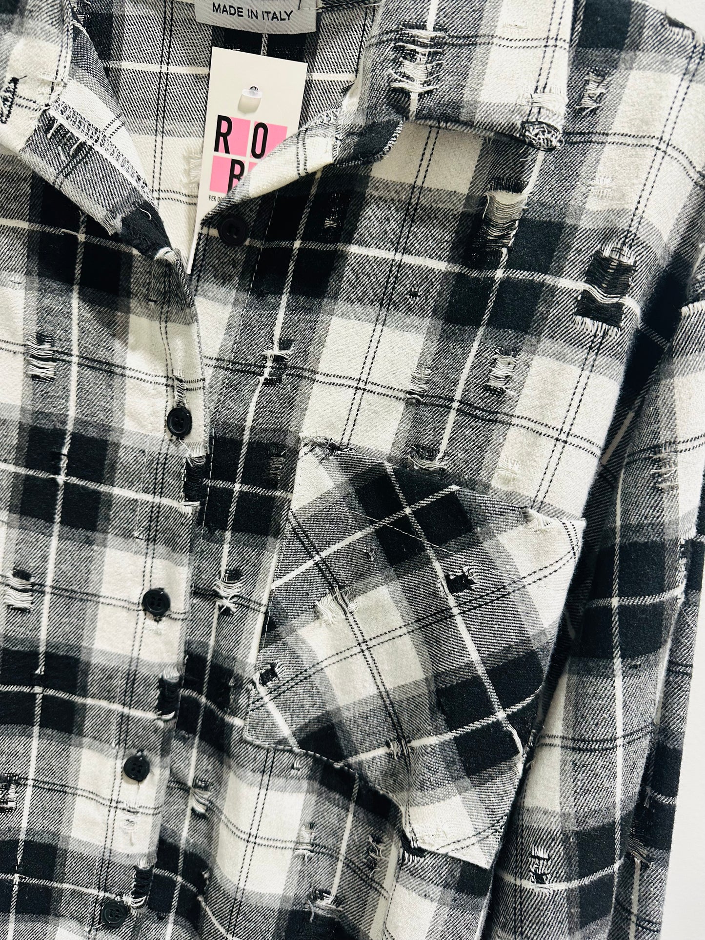 CAMICIA CALDO COTONE TRAFORATA DAZY