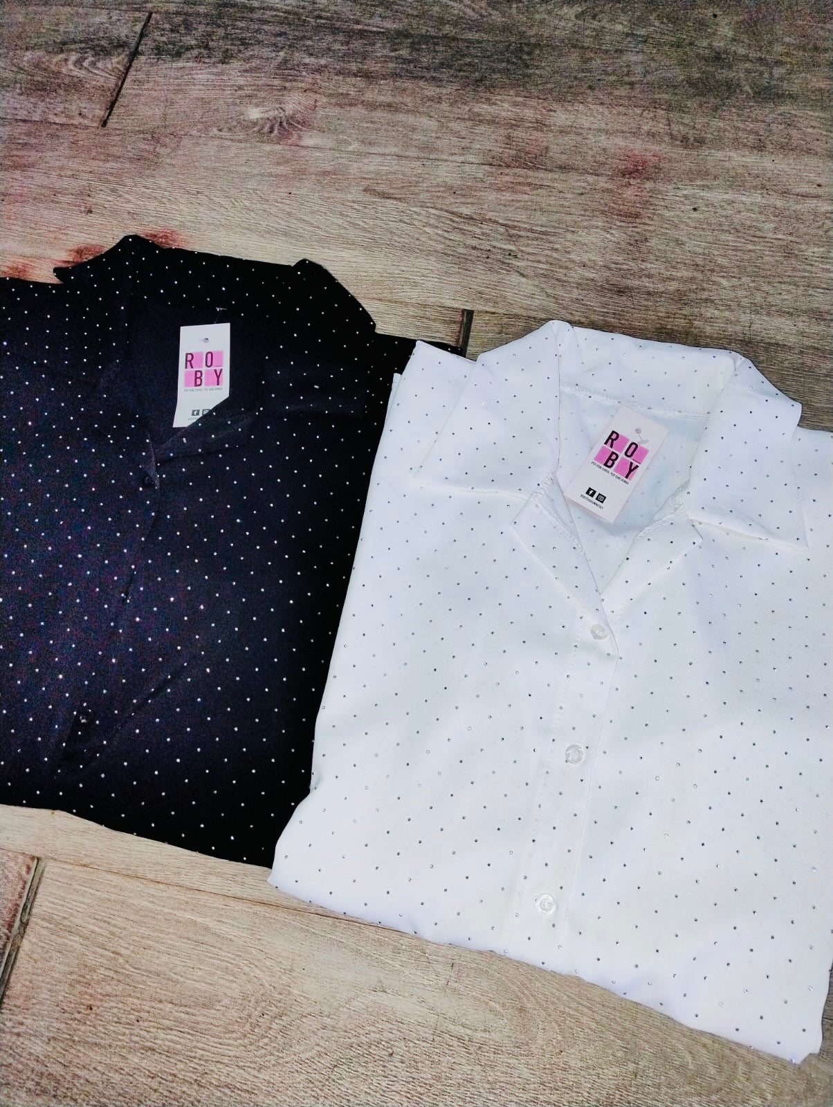 CAMICIA BRILLANTINI CURVY