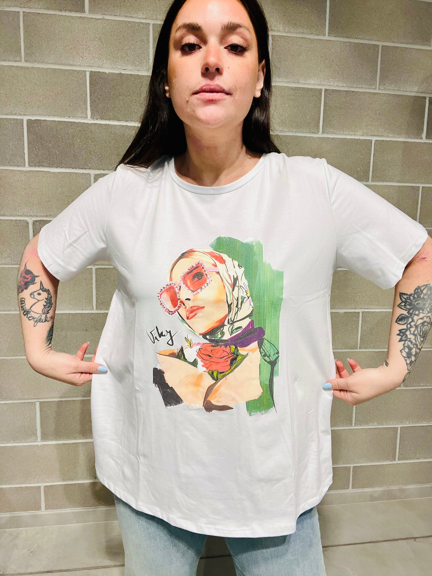 T-SHIRT ANNA DONNA CURVY