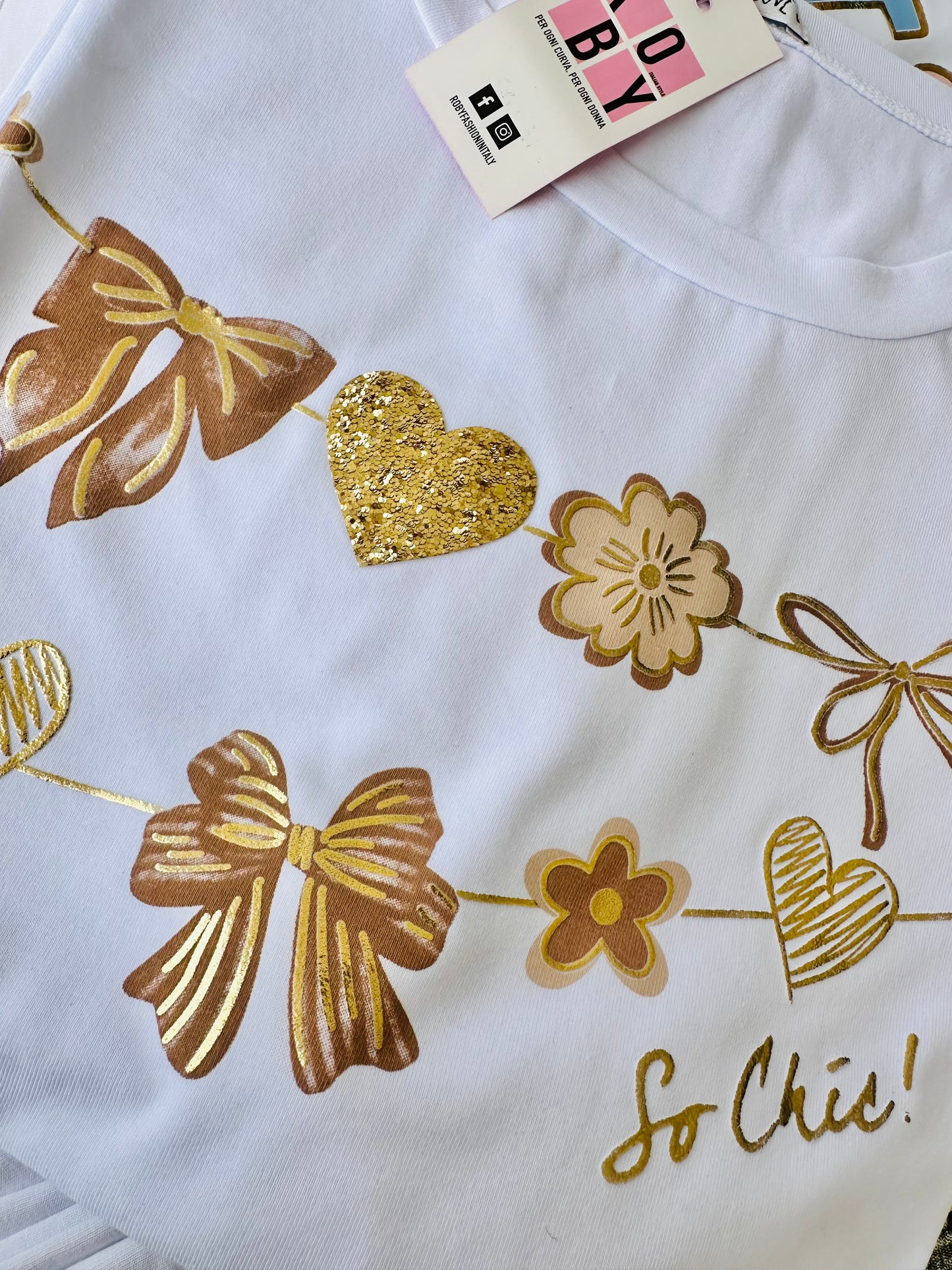 T-SHIRT CLARA FIOCCHI CURVY