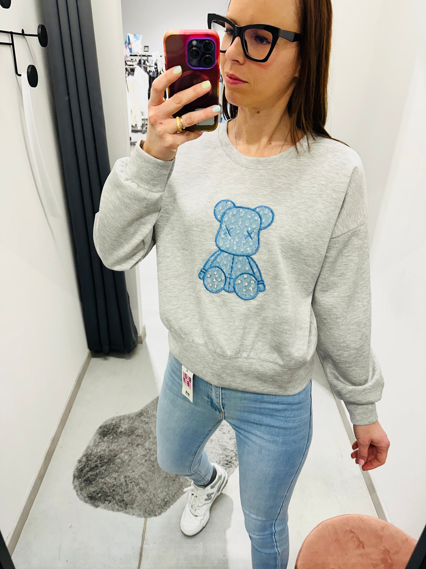 FELPA TEDDY BRILLANTINI