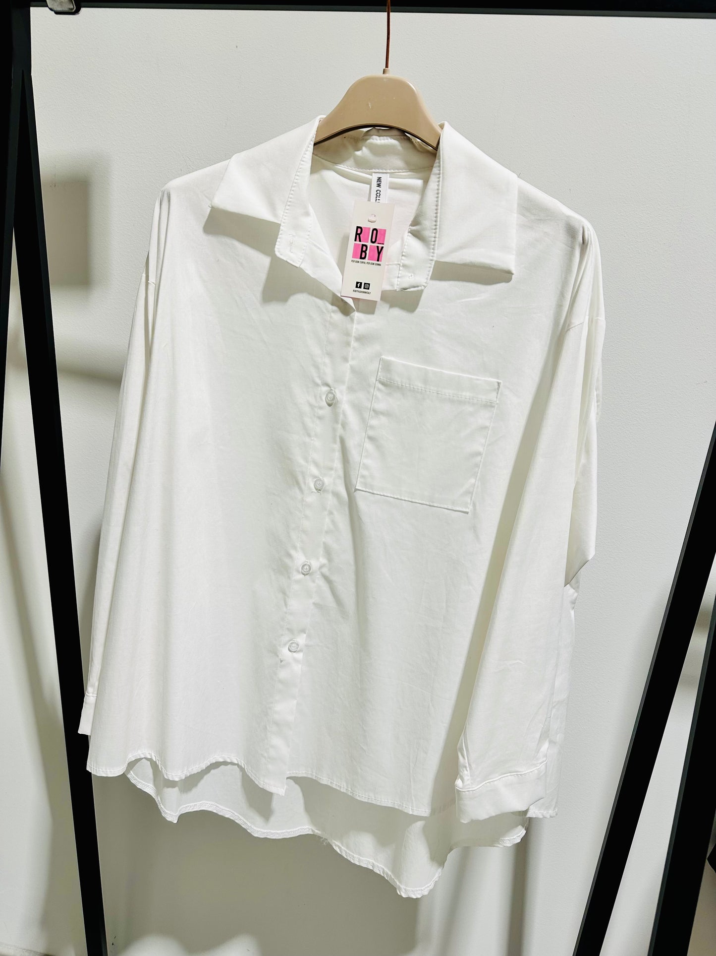 CAMICIA BASIC OVERSIZE CURVY