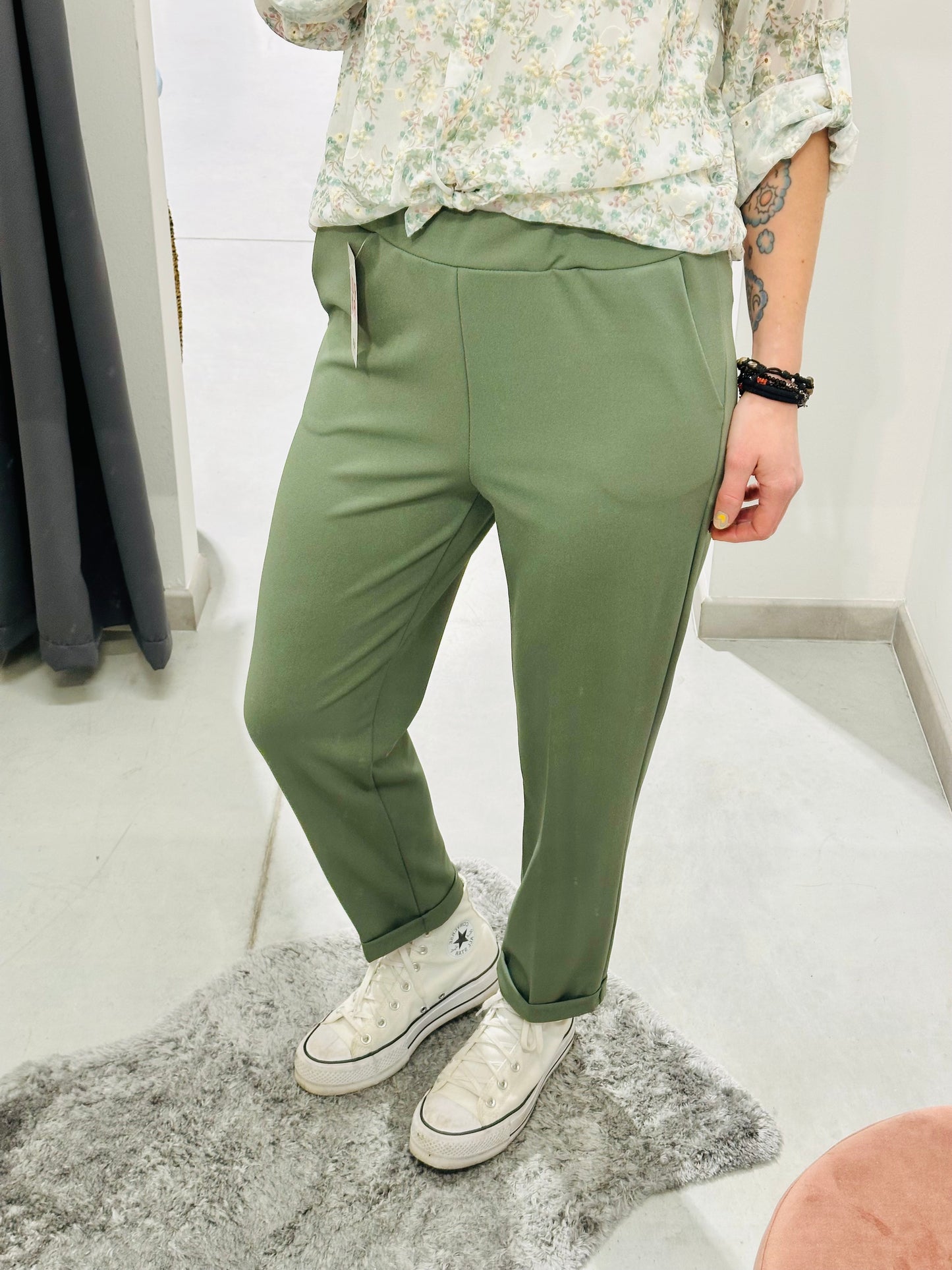 PANTALONI VISCOSA BALZETTA CURVY
