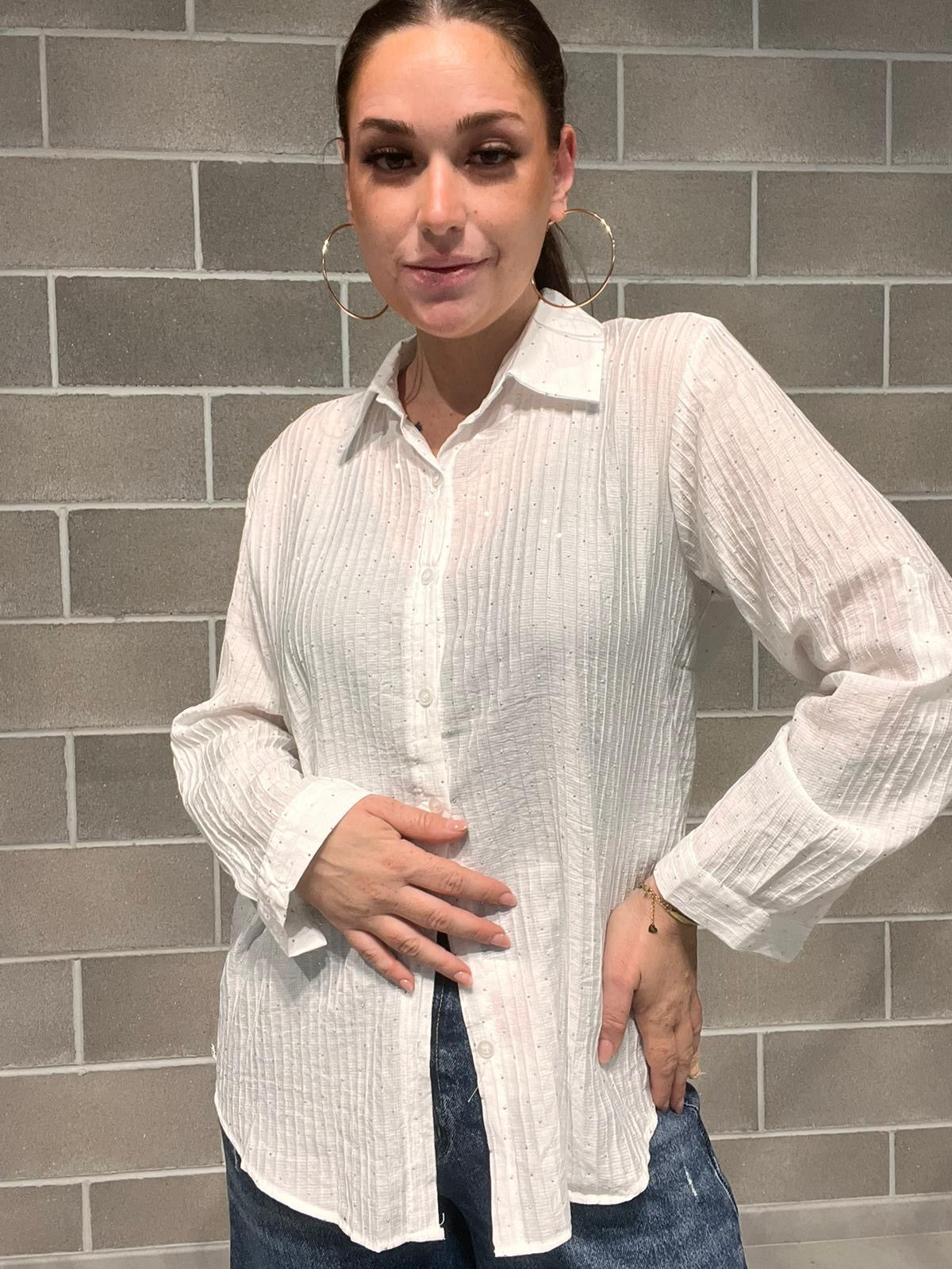 CAMICIA DIAMANTE BRILLANTINI