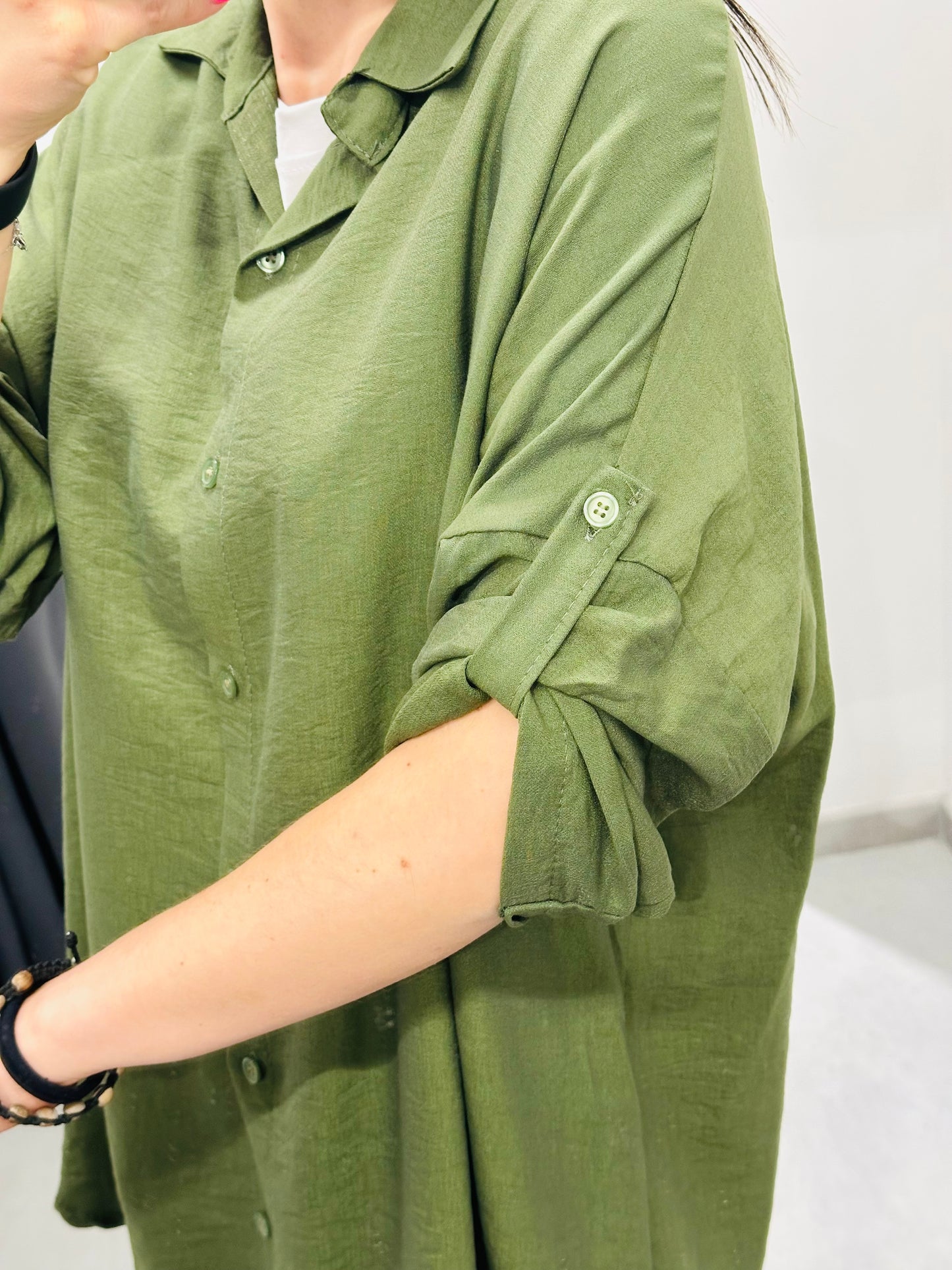 CAMICIA OVERSIZE FLUIDA CURVY