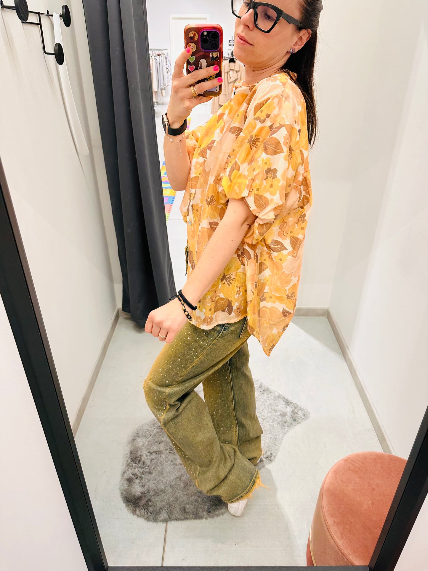 CAMICIA OVER FLOREALE “Civico1”