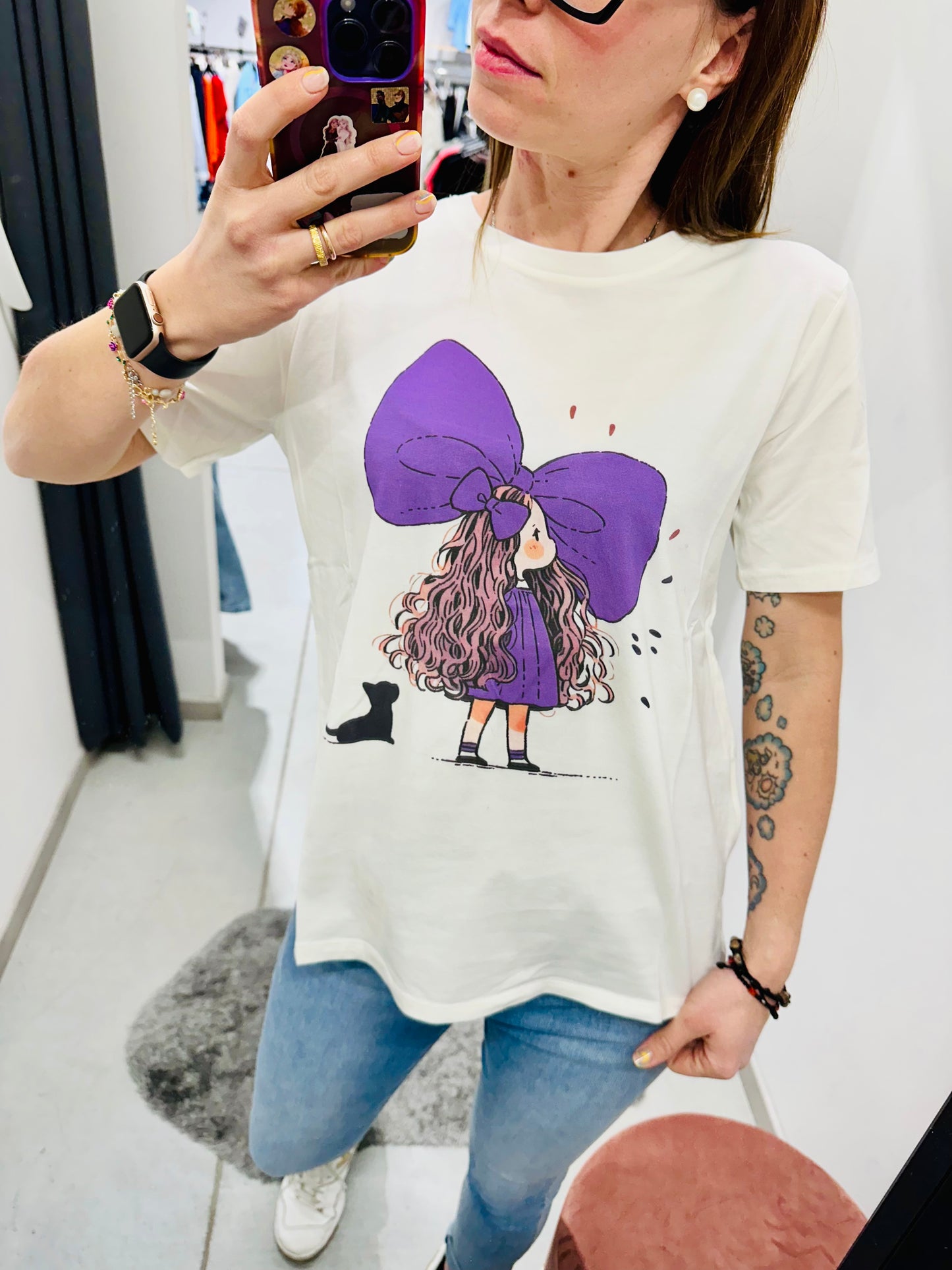 T-SHIRT BIMBA FIOCCO “Civico1”