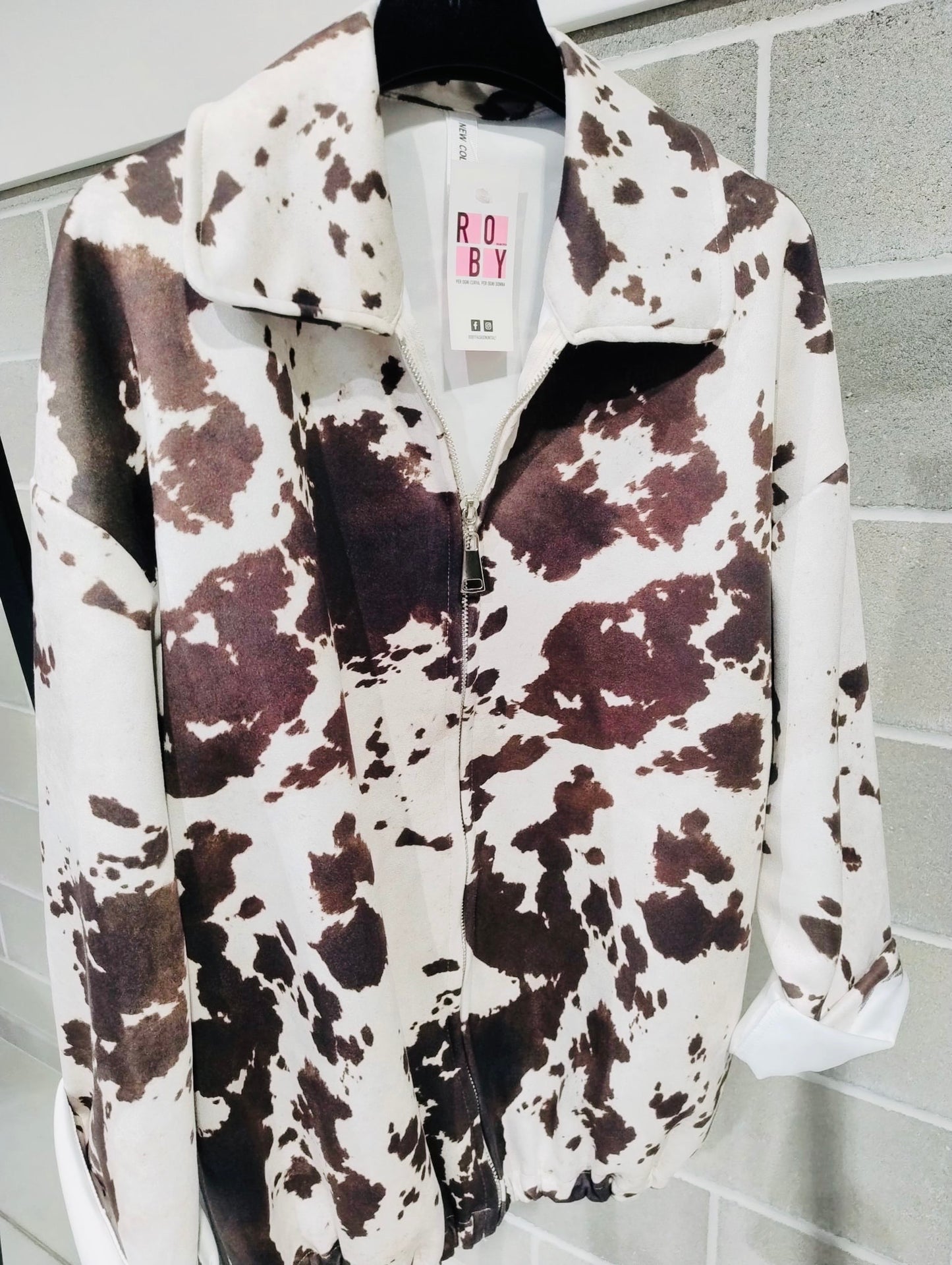 NEOPRENE COW PRINT CURVY