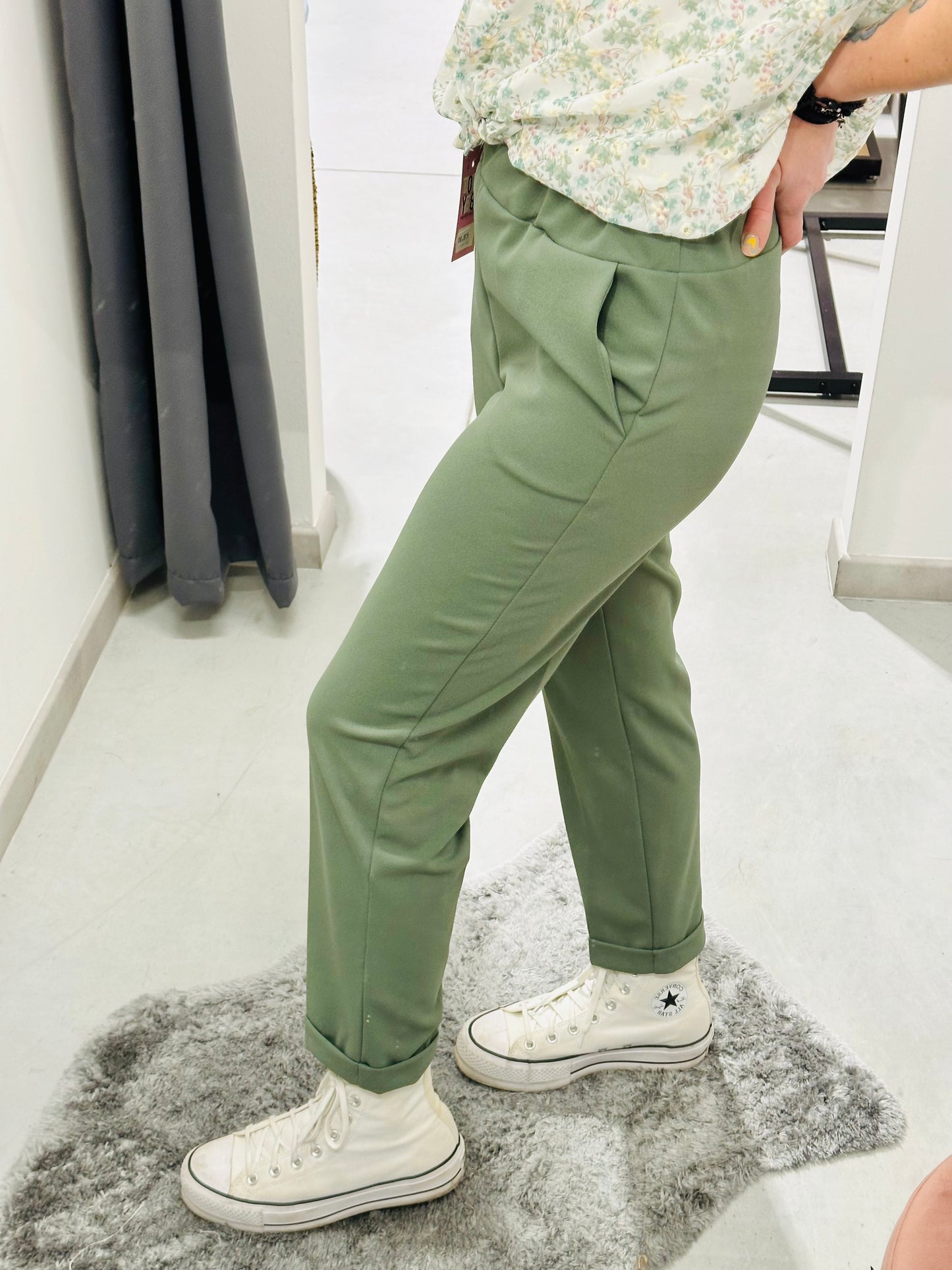 PANTALONI VISCOSA BALZETTA CURVY