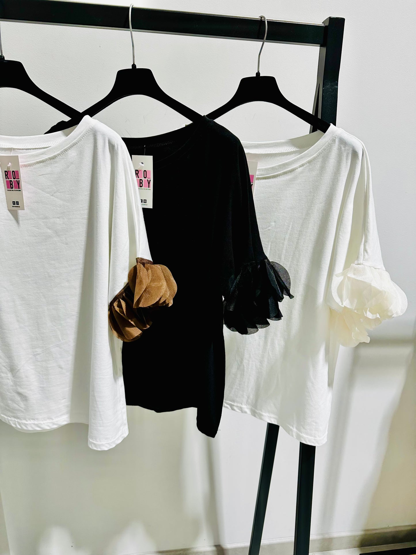 T-SHIRT OVER MANICHE VELO