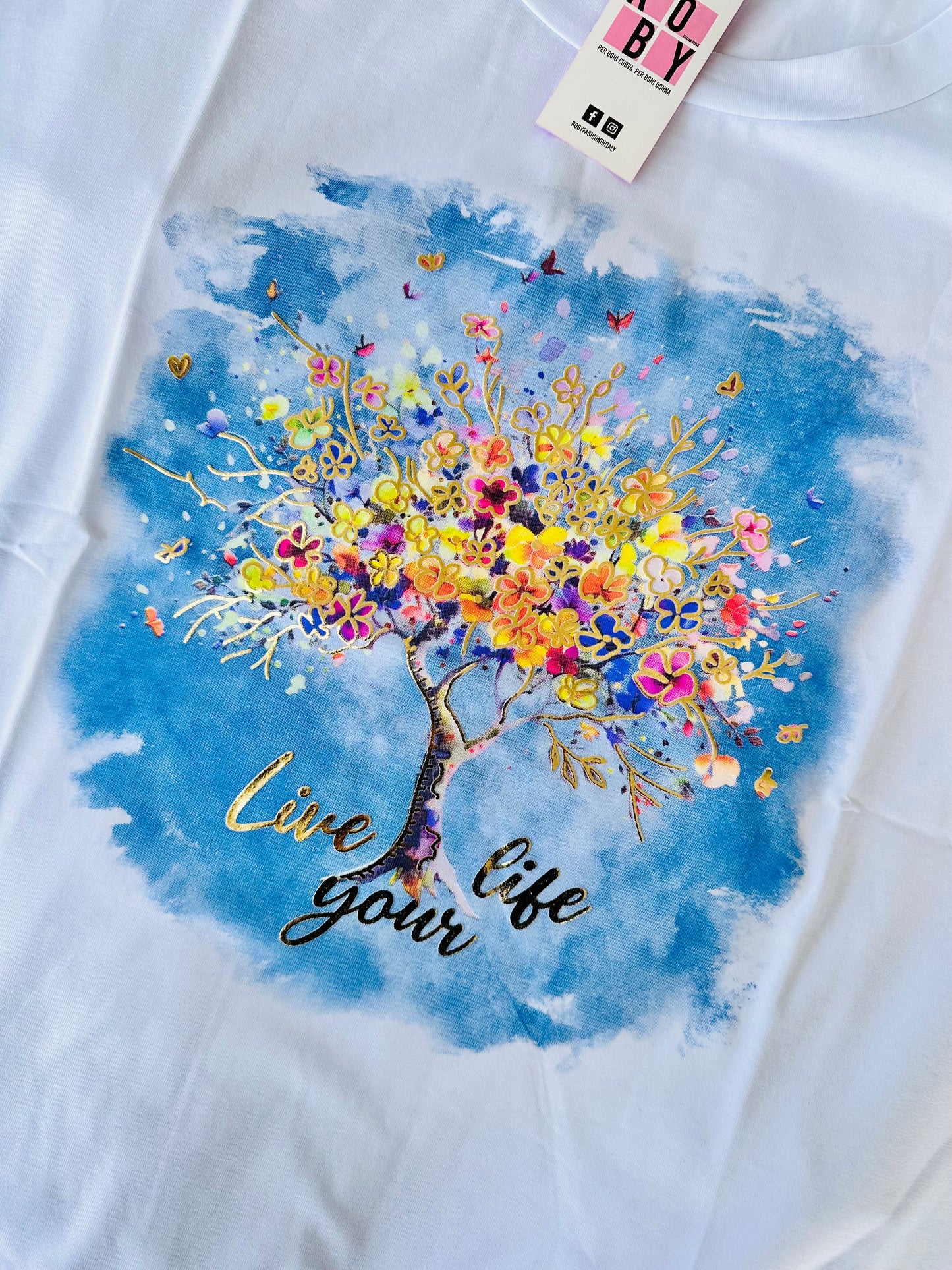 T-SHIRT CLARA ALBEROBELLO CURVY