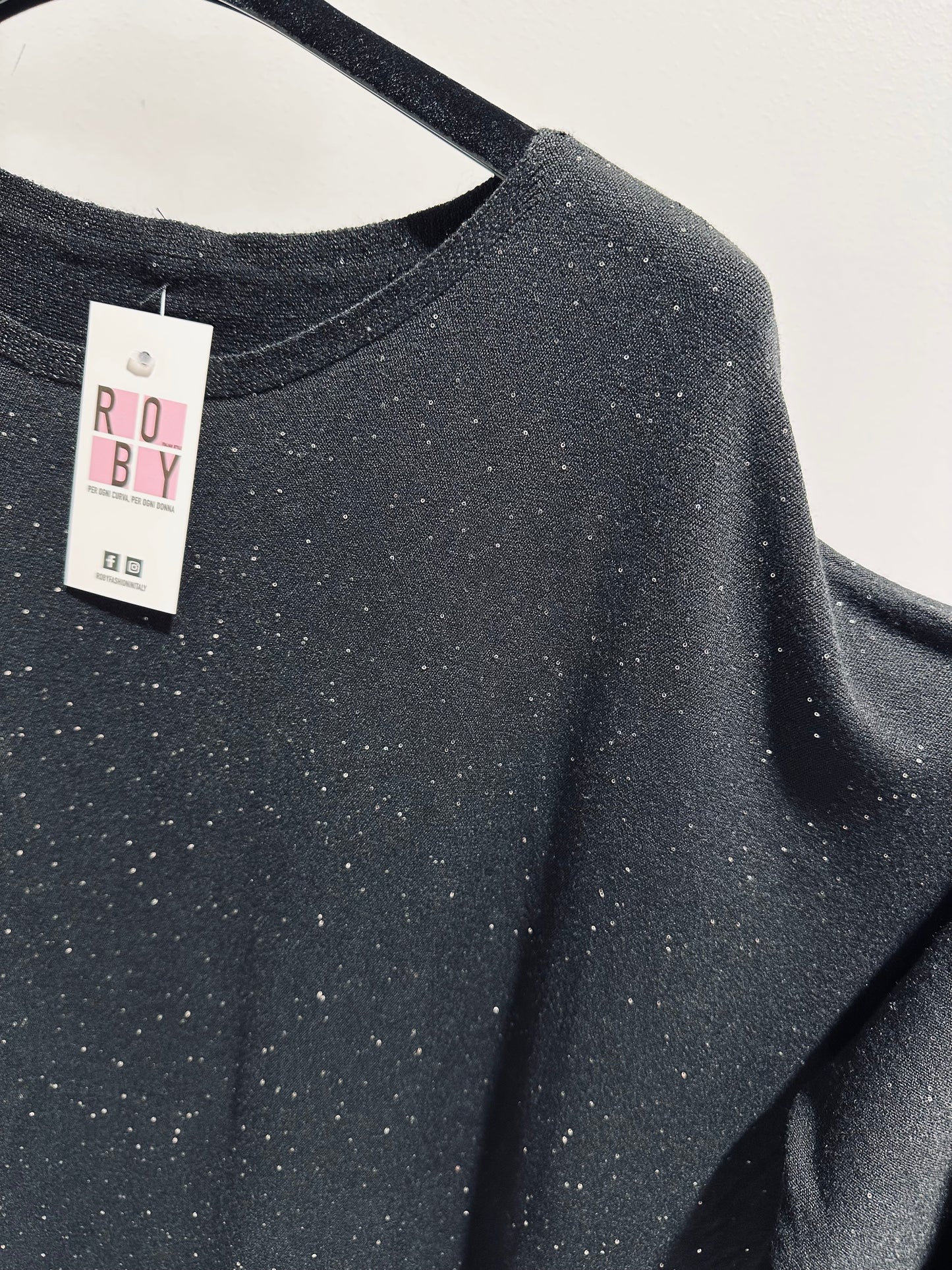 MAXI MAGLIA VISCOSA PAILLETTES CURVY