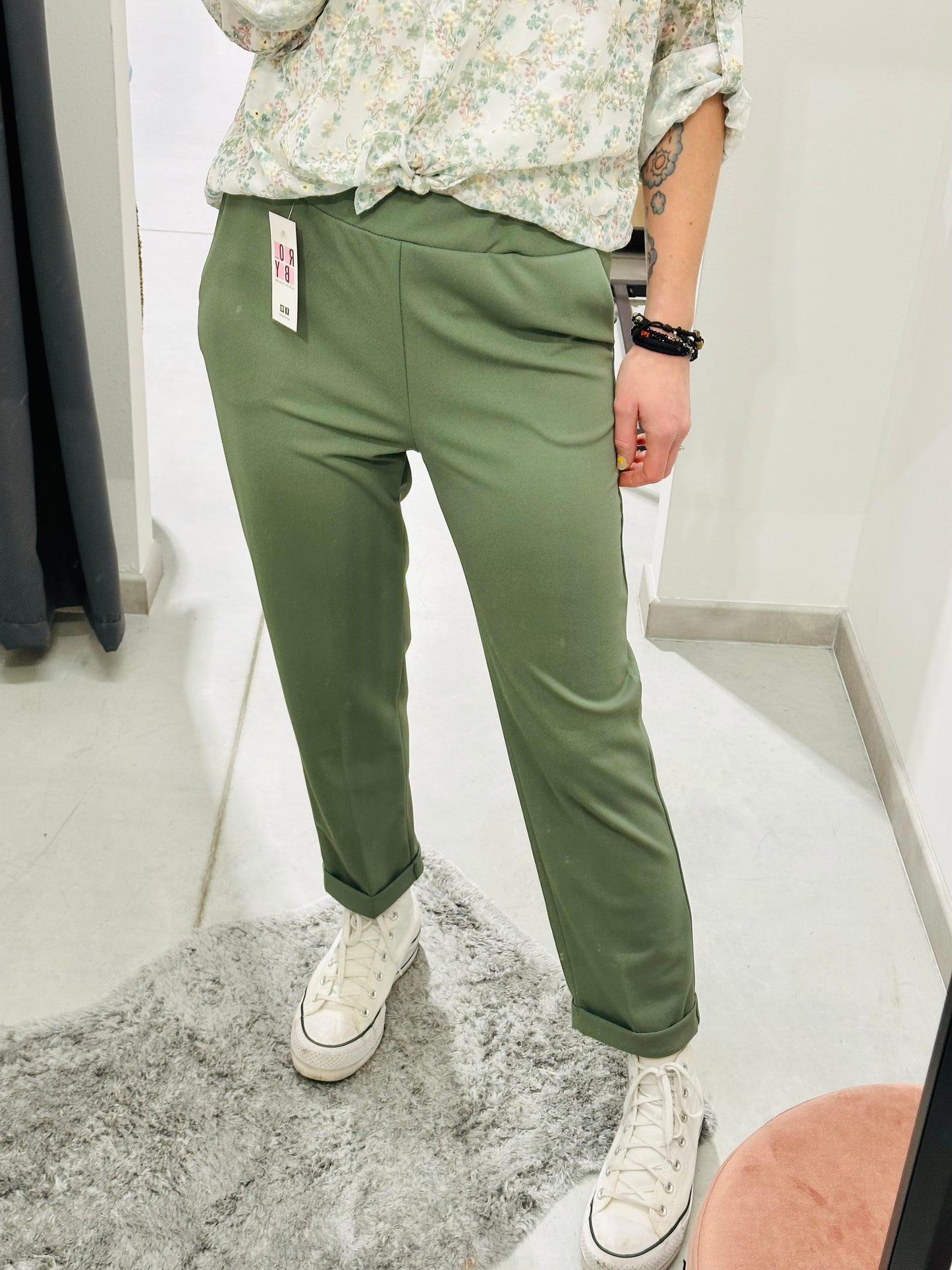 PANTALONI VISCOSA BALZETTA CURVY